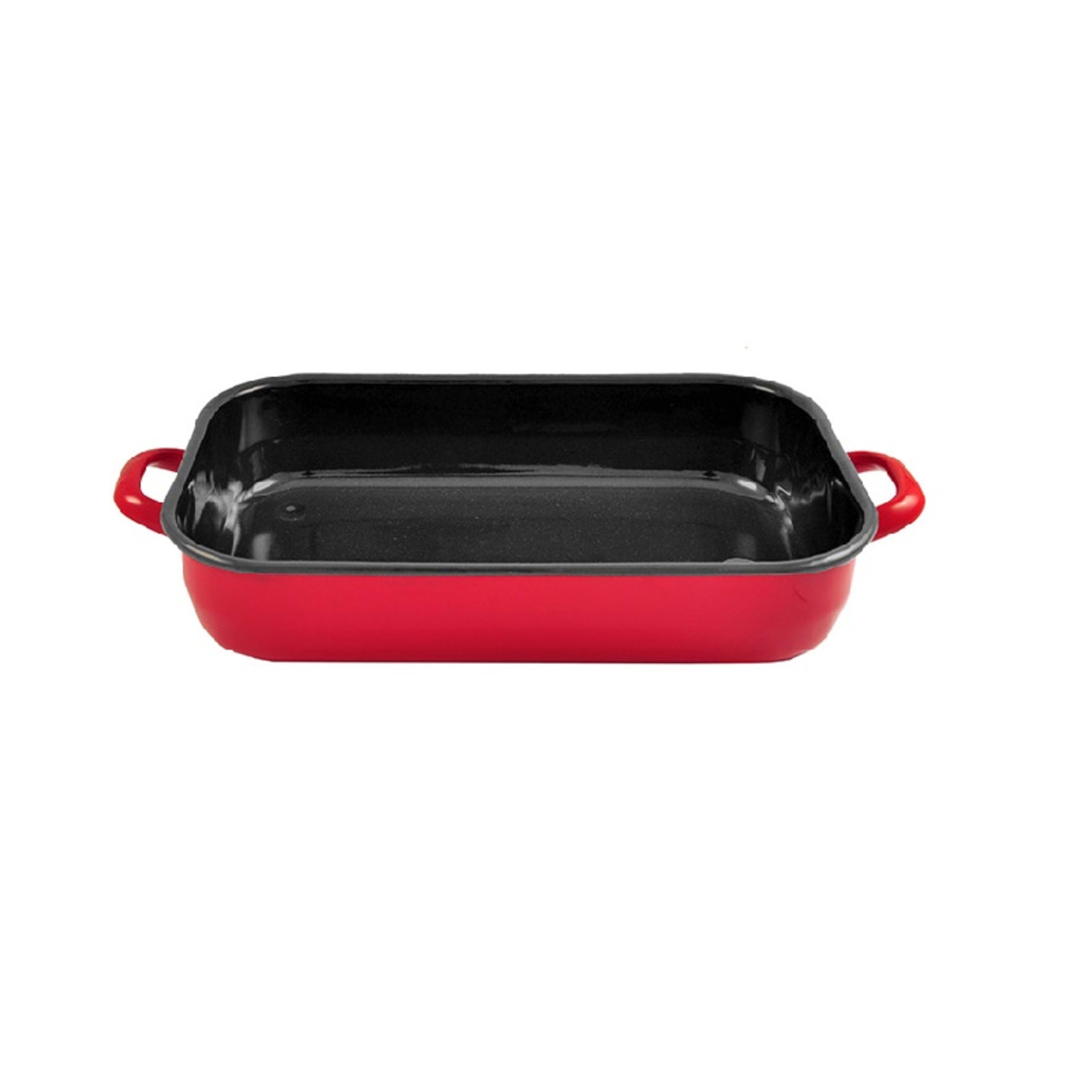 Urban Style Enamelware Induction Baking Dish 32x20.5x6.5cm 3.4L - Red