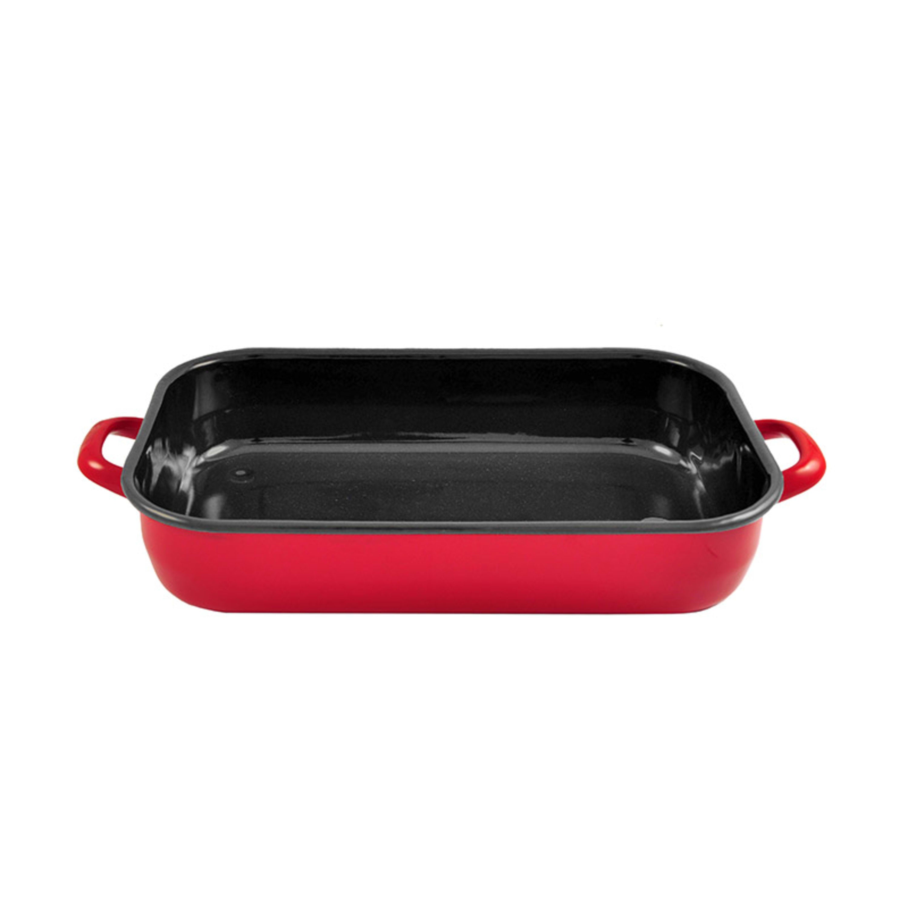 Urban Style Enamelware Induction Baking Dish 36x7.2cm 4.8L - Red