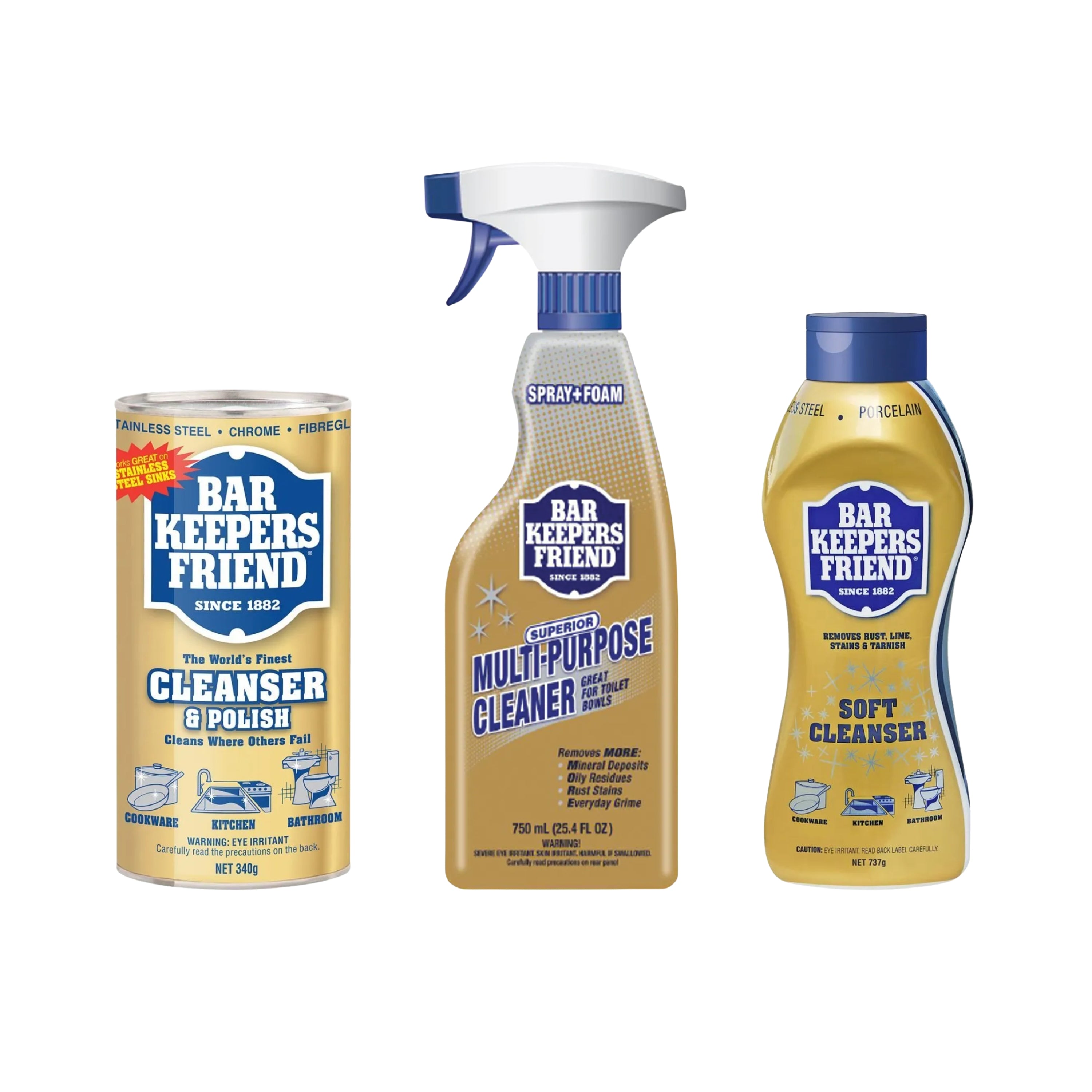Bar Keepers Friend Kitchen Essentials Kit