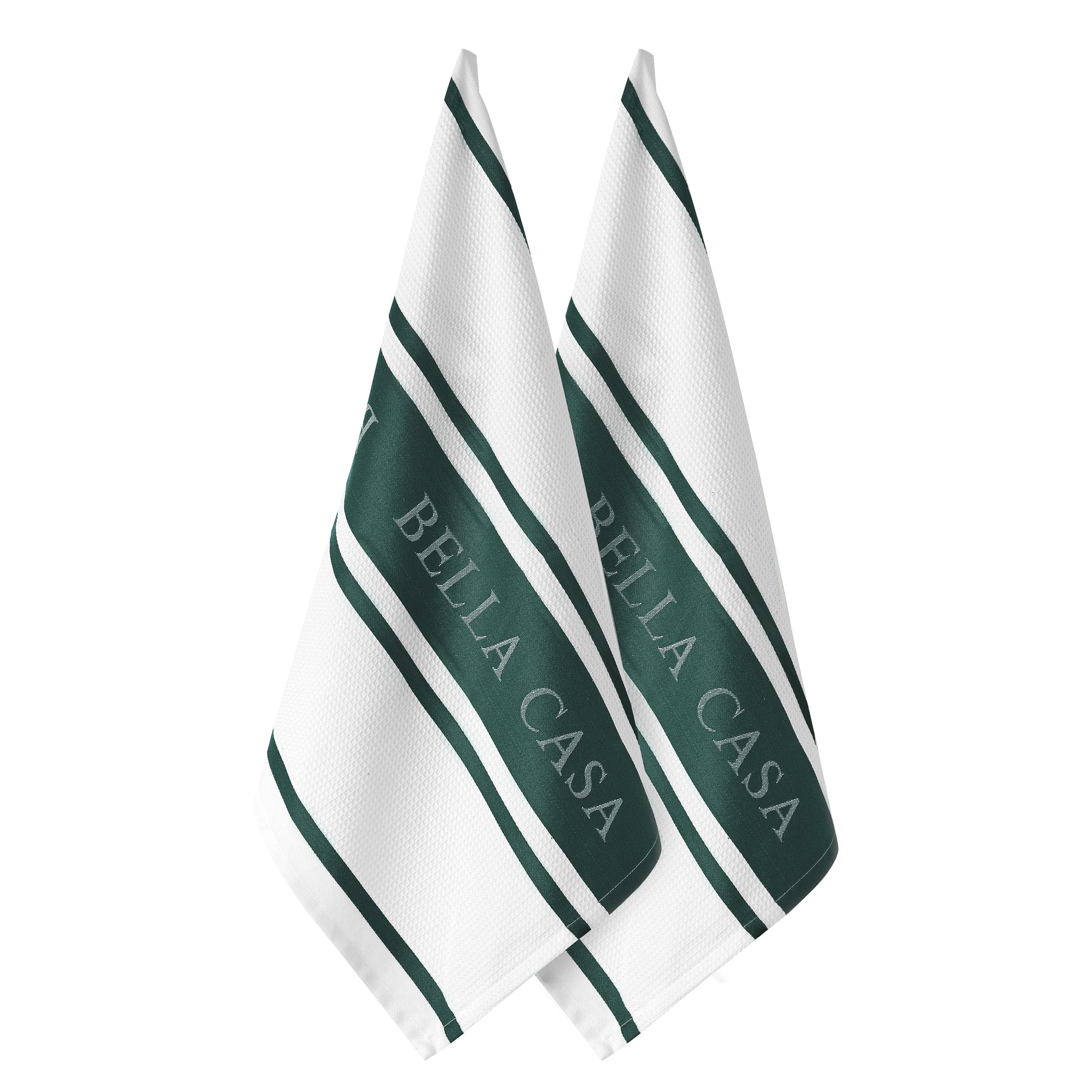 Ladelle Bella Casa Green 2pk Kitchen Towel