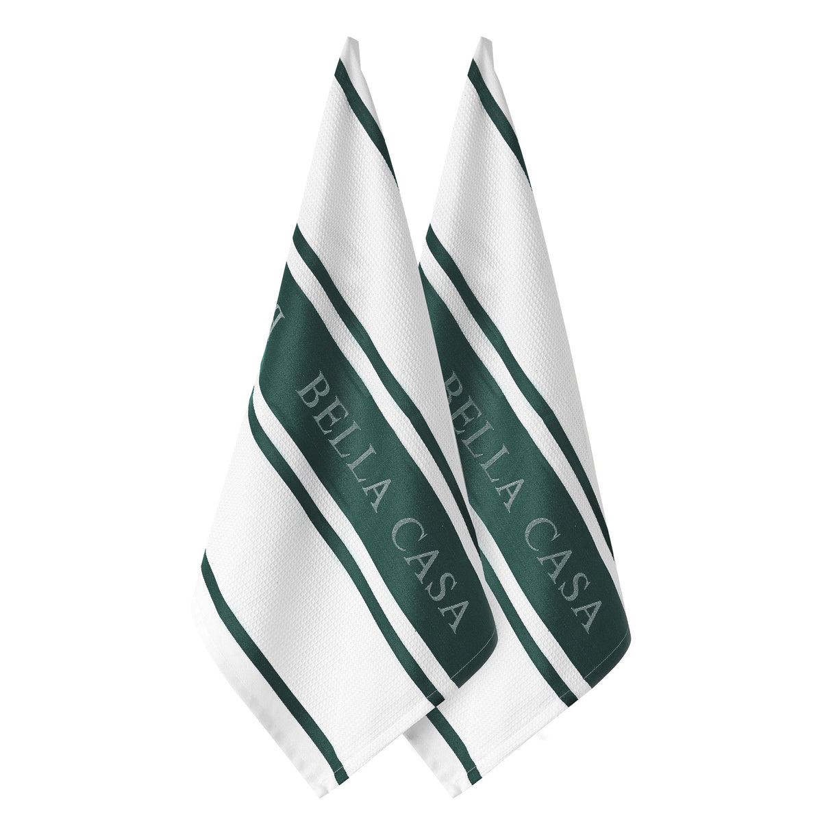 Ladelle Bella Casa Green 2pk Kitchen Towel
