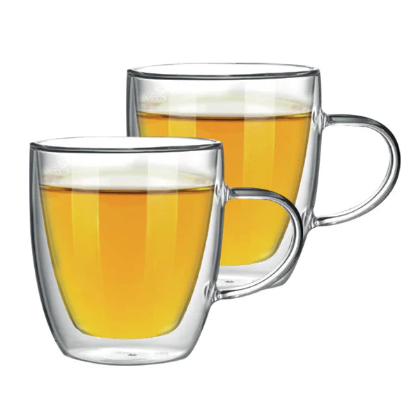 Bialetti Capri 350ml 2-Piece Double Wall Glass Gift Set