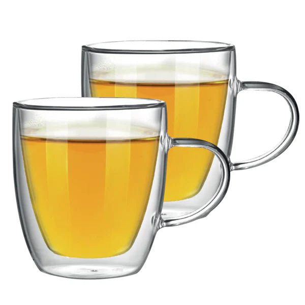 Bialetti Capri 450ml 2-Piece Double Wall Glass Gift Set