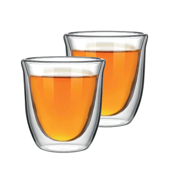 Bialetti Firenze 200ml 2-Piece Double Wall Glass Gift Set