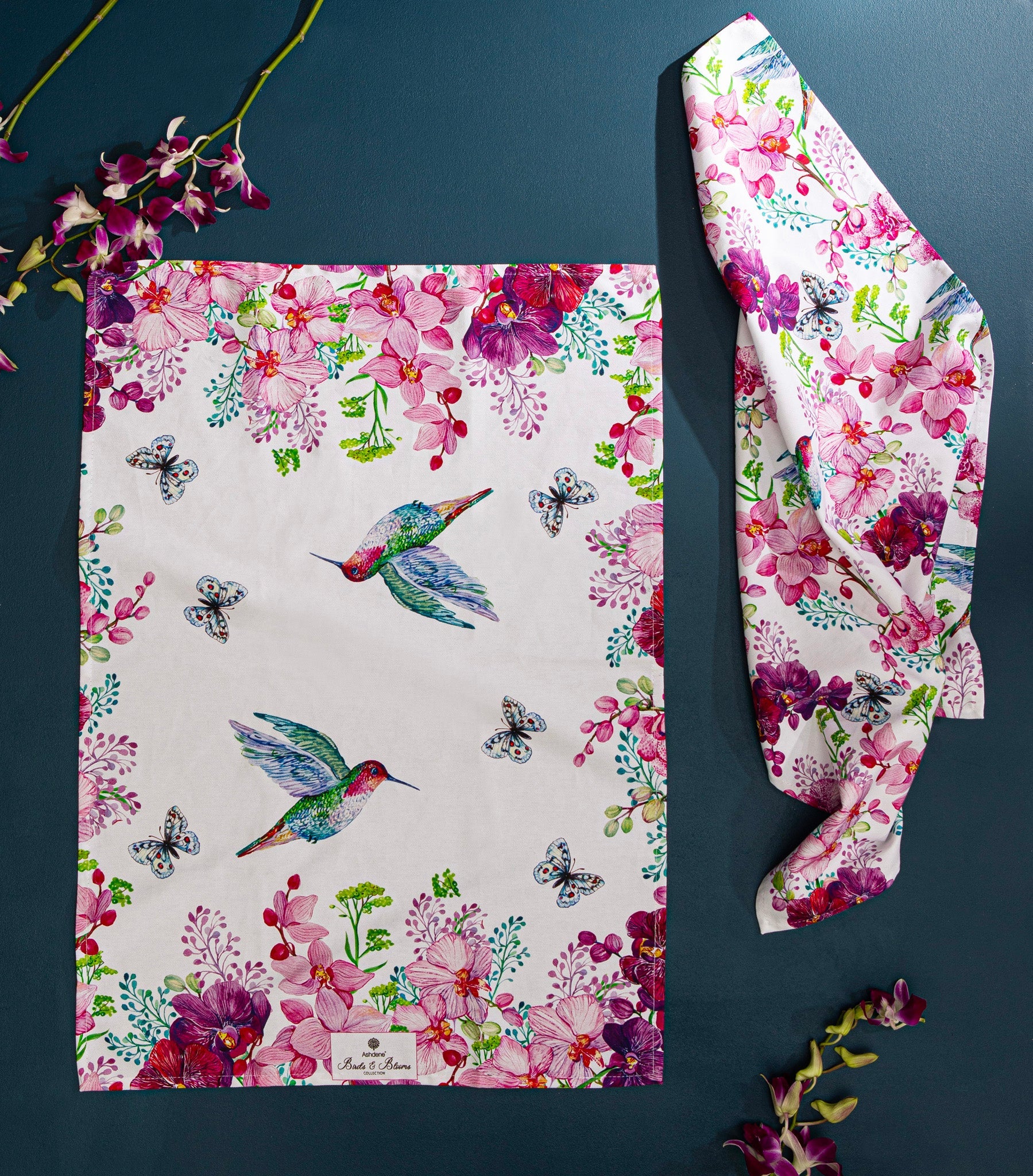 Ashdene Birds & Blooms 2pk Kitchen Towel