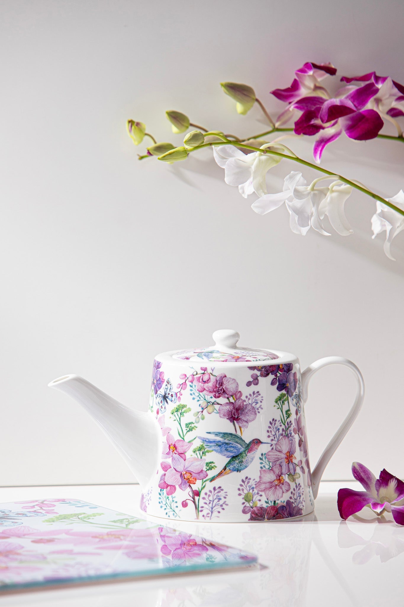 Ashdene Birds & Blooms 900ml Infuser Teapot