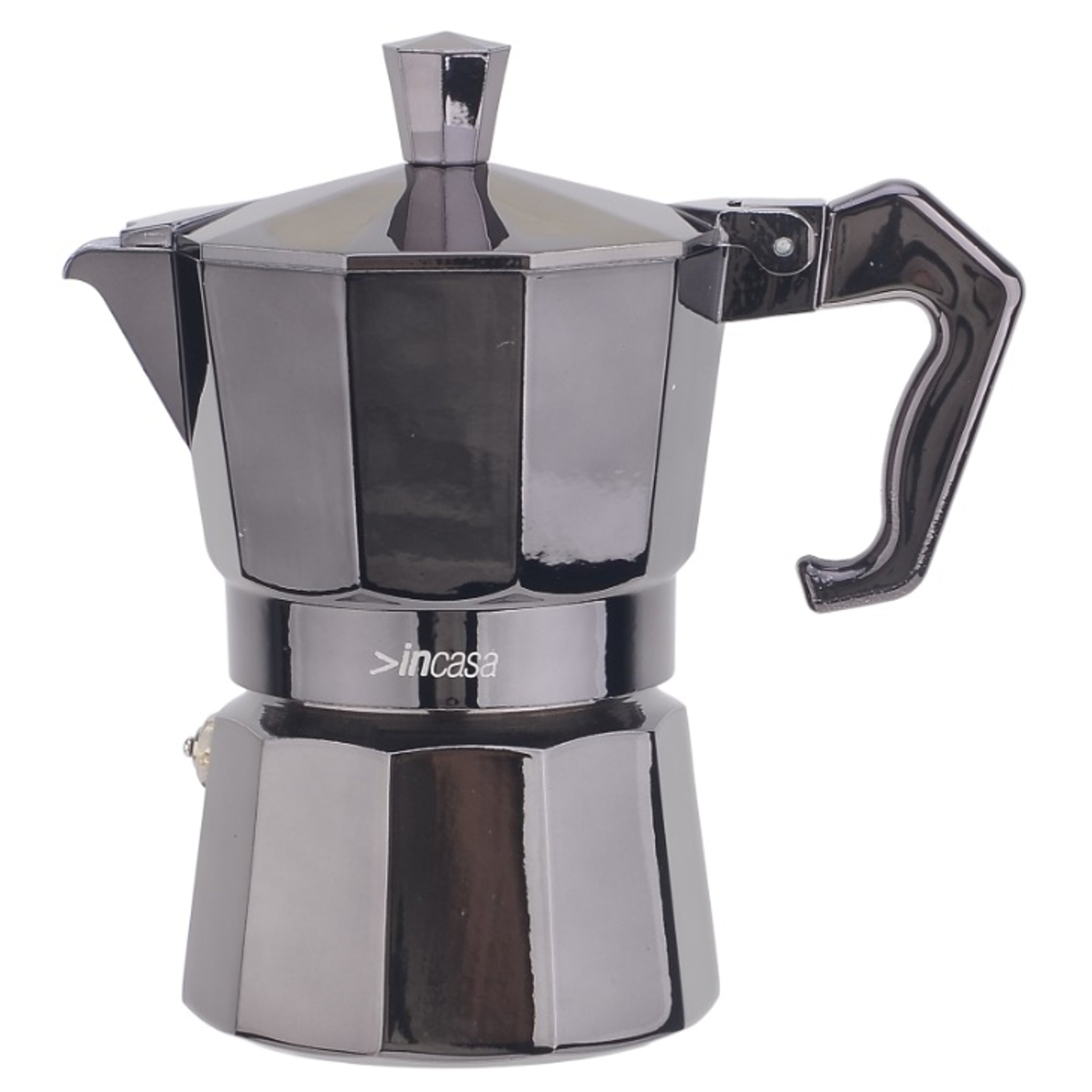 Incasa Black Electro Plated Alloy Coffee Percolator