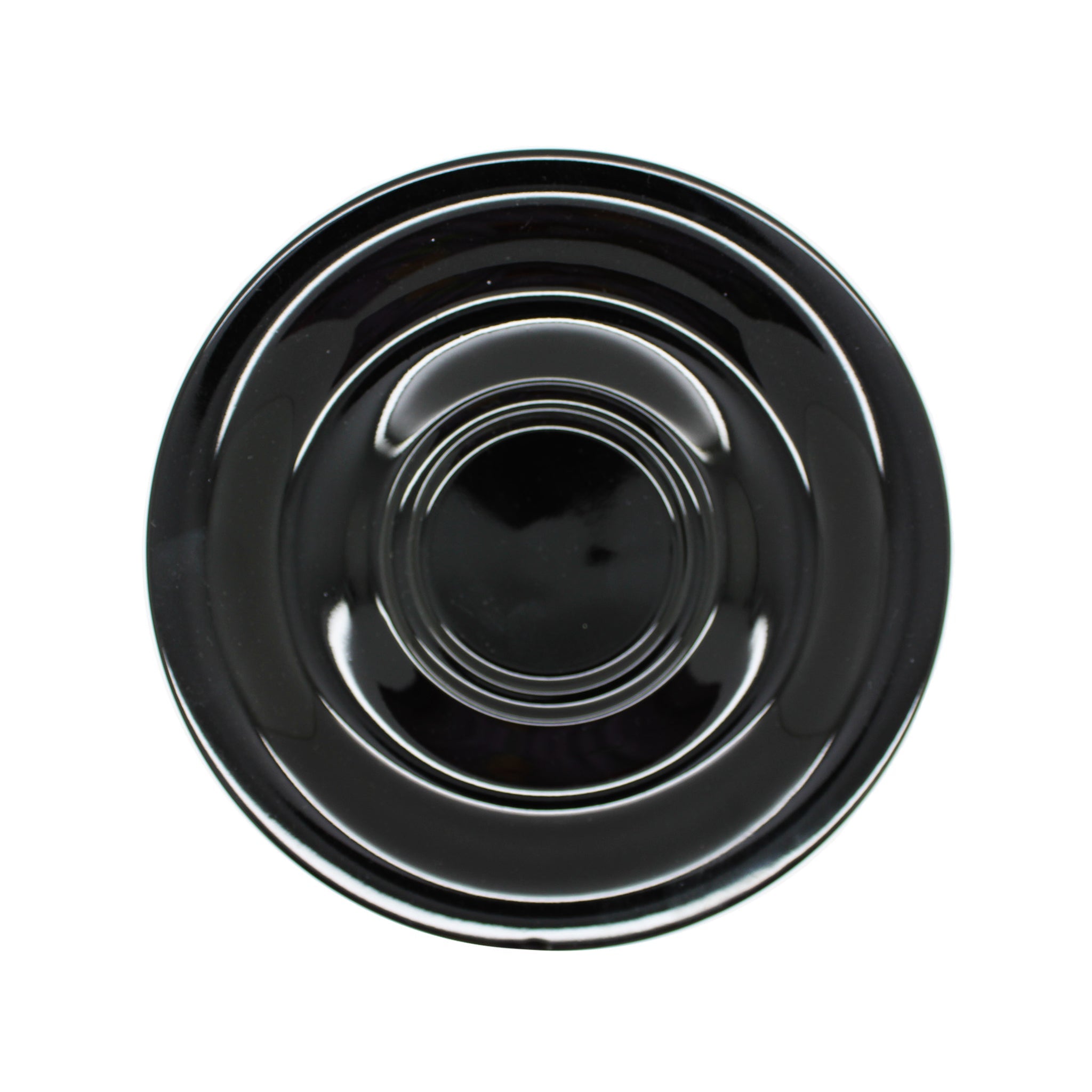 Incafe Black Bowl Cappuccino Jumbo Saucer 6 Piece