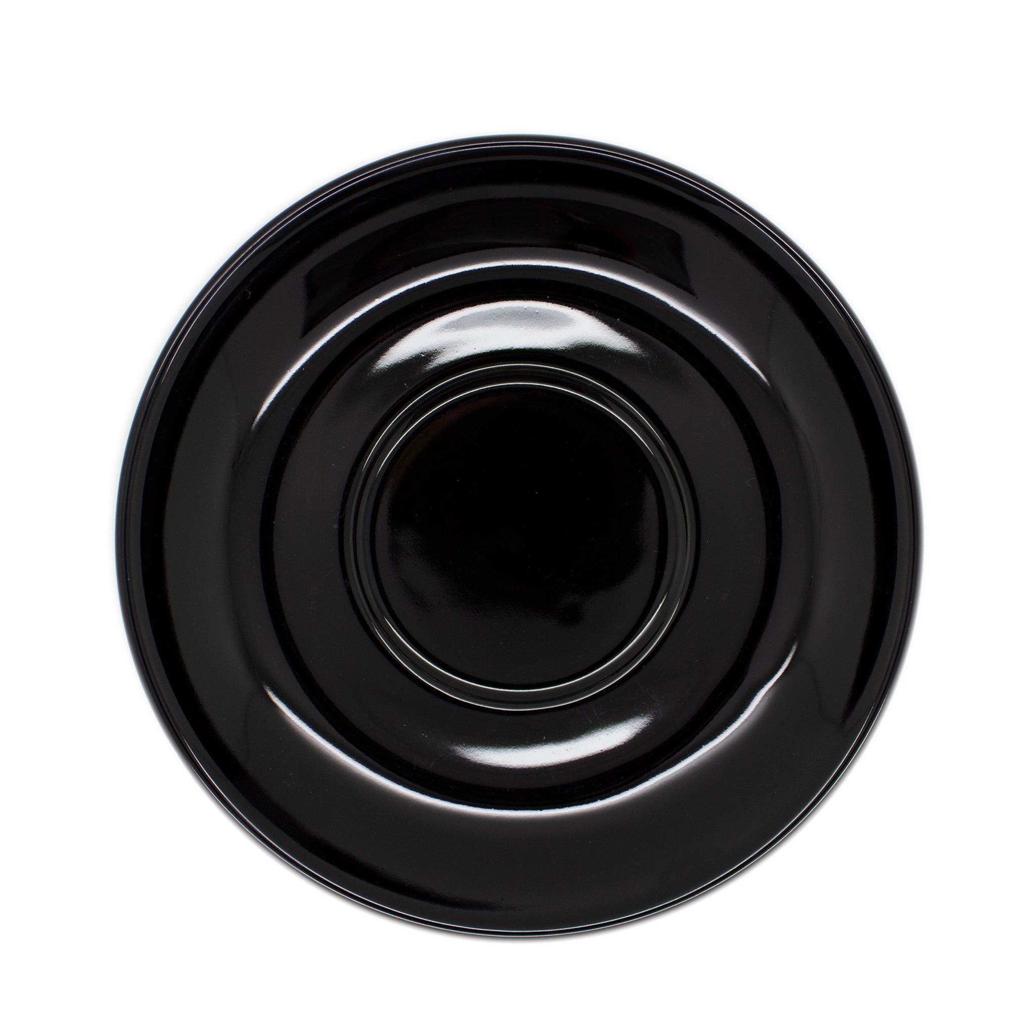 Incasa Jumbo Bowl Cappuccino Saucer Black (330ml) 8 Pack