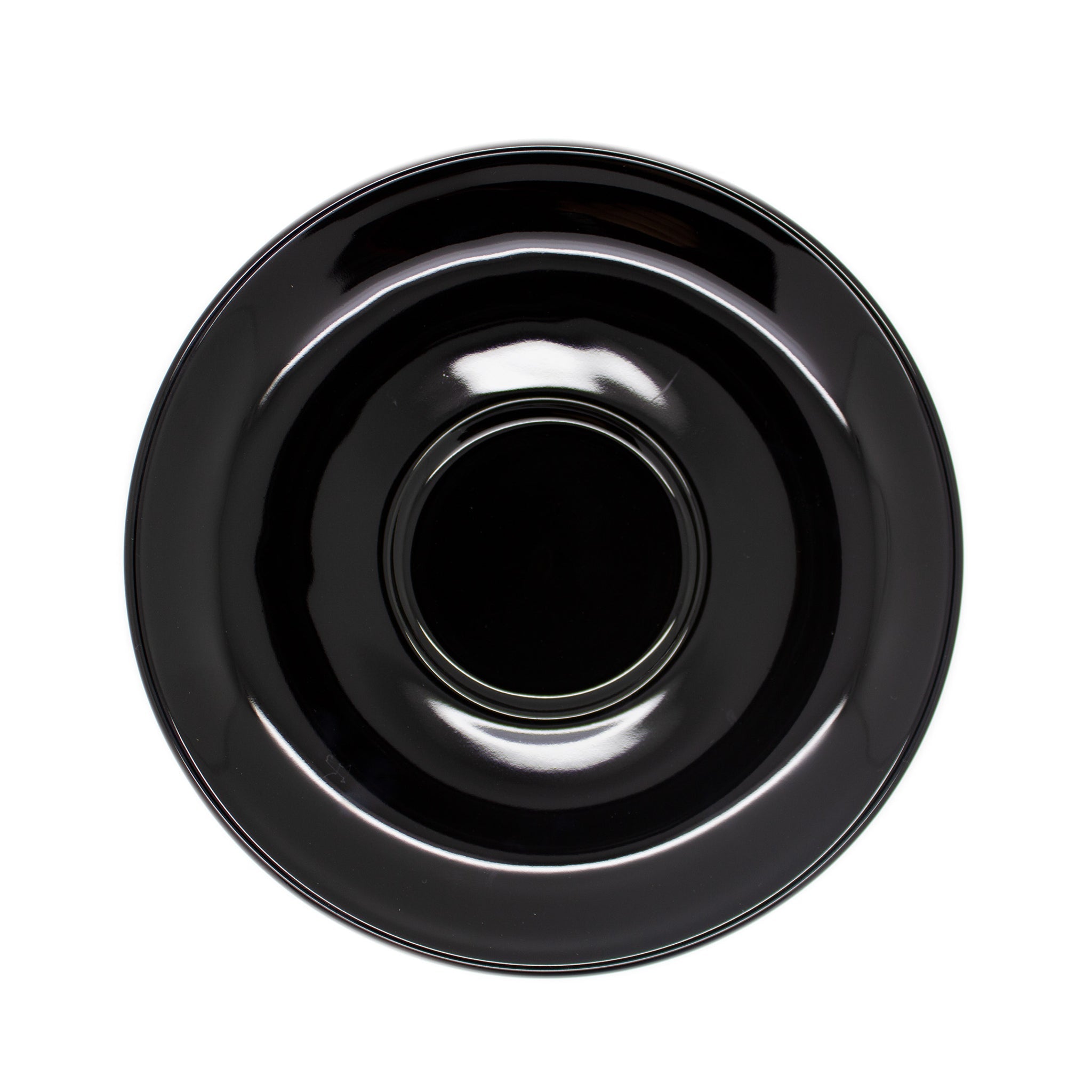 Incafe Black Tulip Cappuccino Saucer 6 Piece