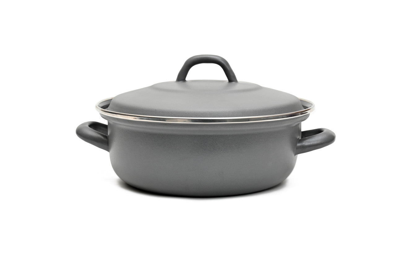 Classica 22cm Heavy Gauge Casserole With Lid - Blue Grey