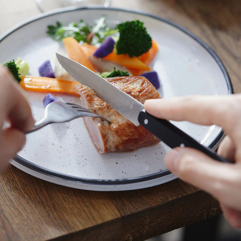 Opinel Bon Appétit Pro Steak Knife Black