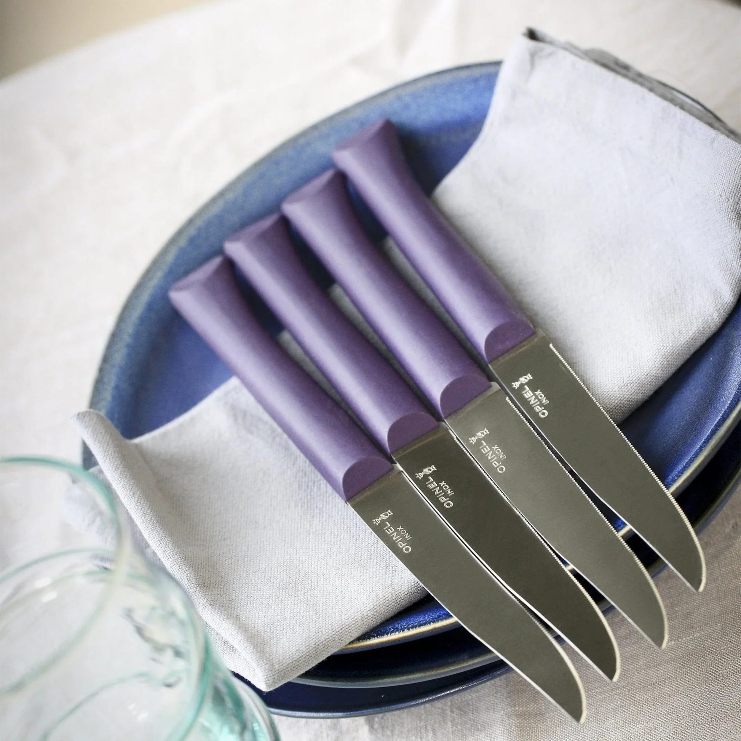 Opinel Bon Appétit Plus No.125 Table Knife 4 Piece Set Storm