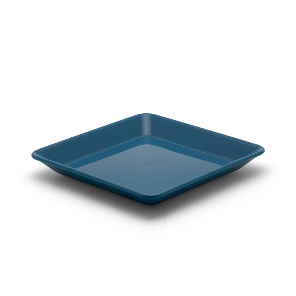 KH Healthcare Bread/Butter Plate 140 x 140mm Blue PP (#23)