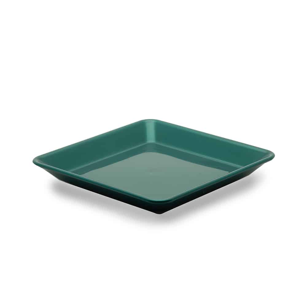 KH Healthcare Bread/Butter Plate 140 x 140mm Green PP (#23)