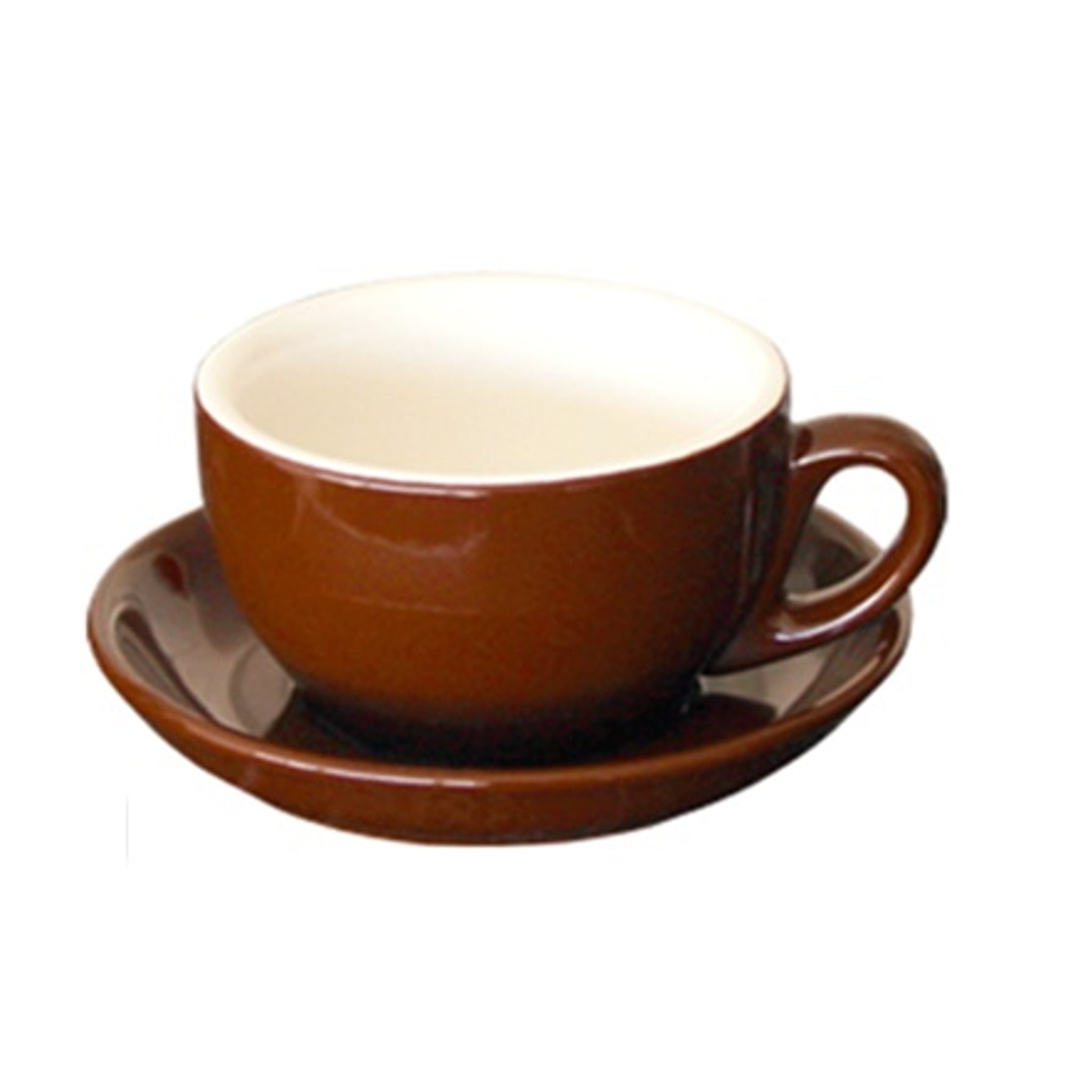 Incasa Brown Cappuccino Cup 190ml Bowl 6 Piece