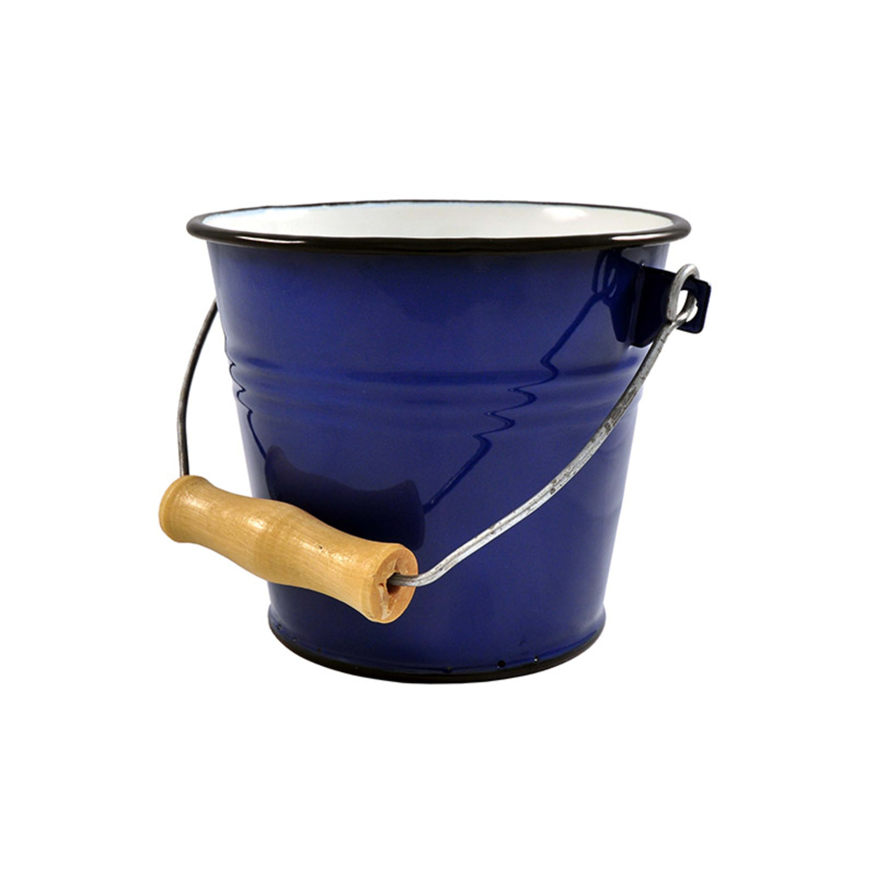 Urban Style Enamelware Bucket 1L - Blue