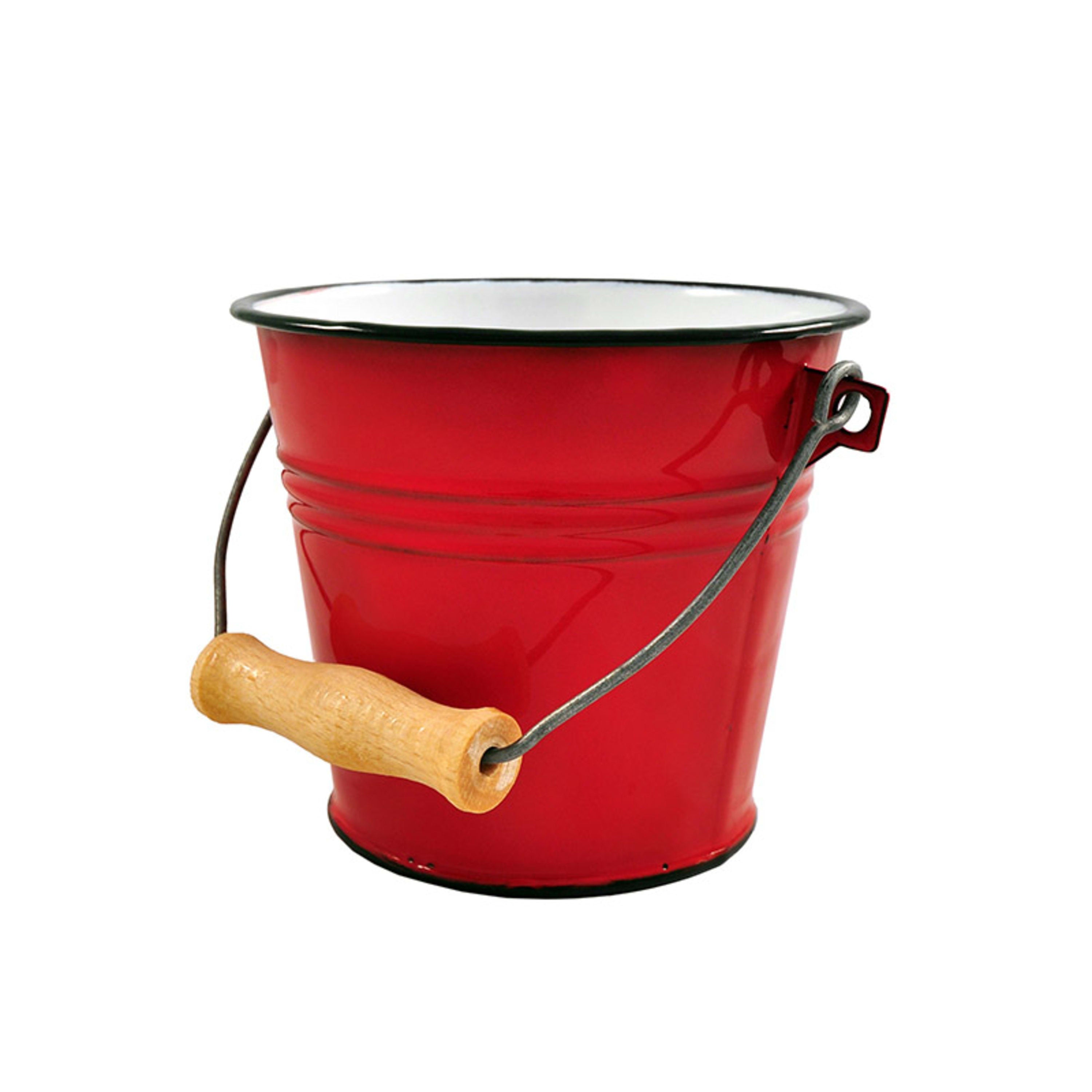 Urban Style Enamelware Bucket 1L - Red