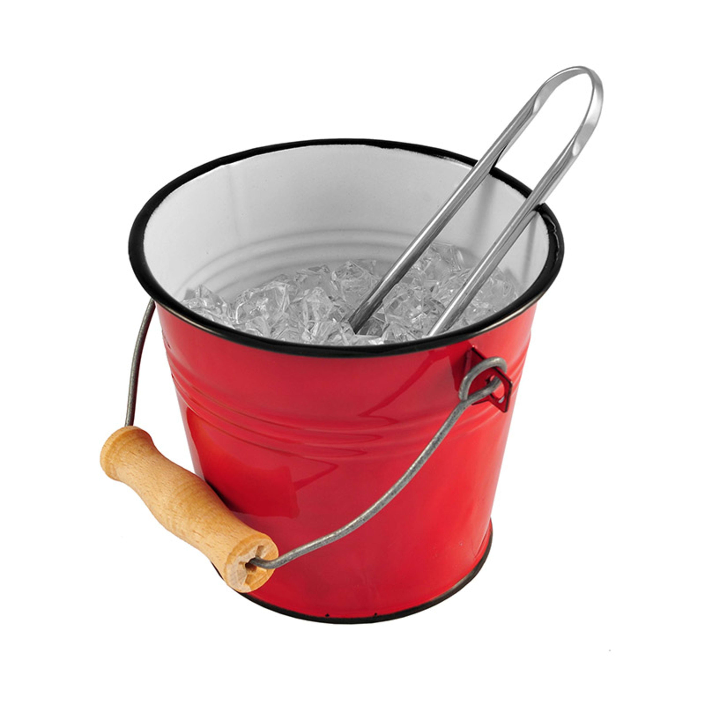 Urban Style Enamelware Bucket 1L - Red