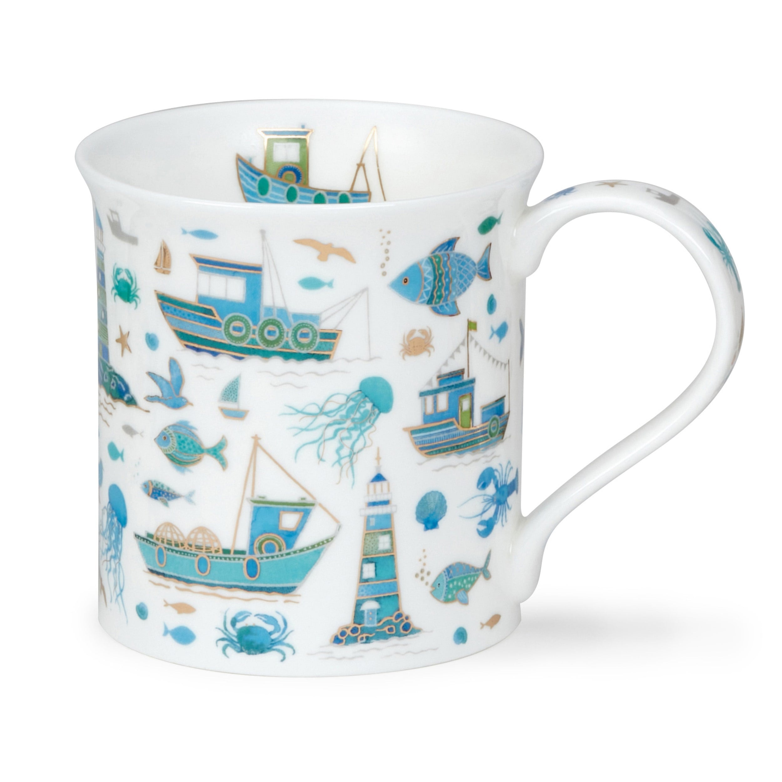 Dunoon Bute Gold Coast Boats Mug 300ml