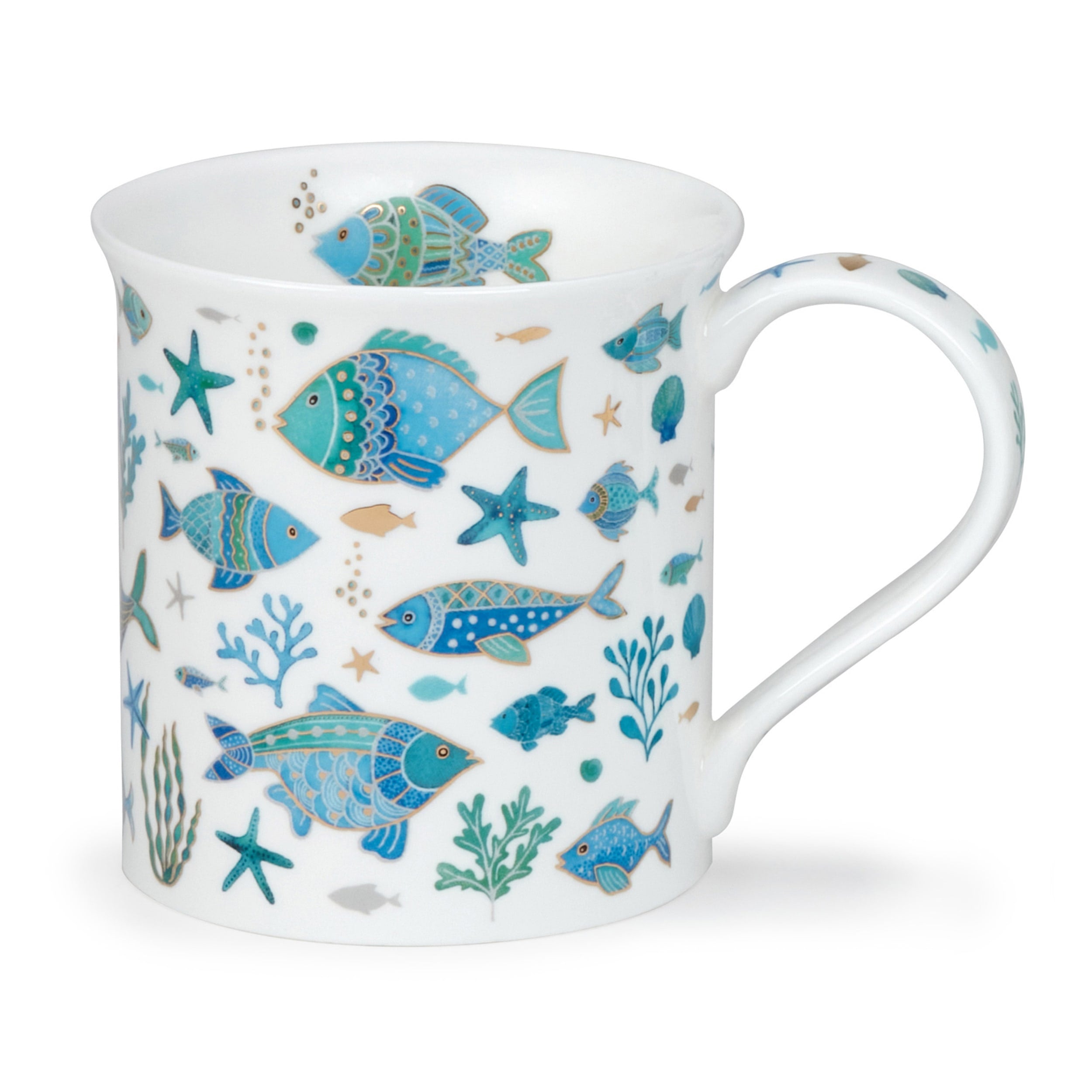 Dunoon Bute Gold Coast Fish Mug 300ml