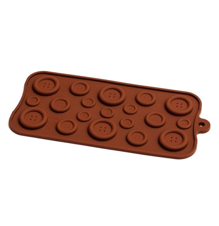 Bake Group Buttons Silicone Chocolate Mould