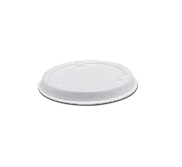 ecoware Sugarcane Lid Fits 1oz 2oz Sugarcane Cups (Carton of 2000)