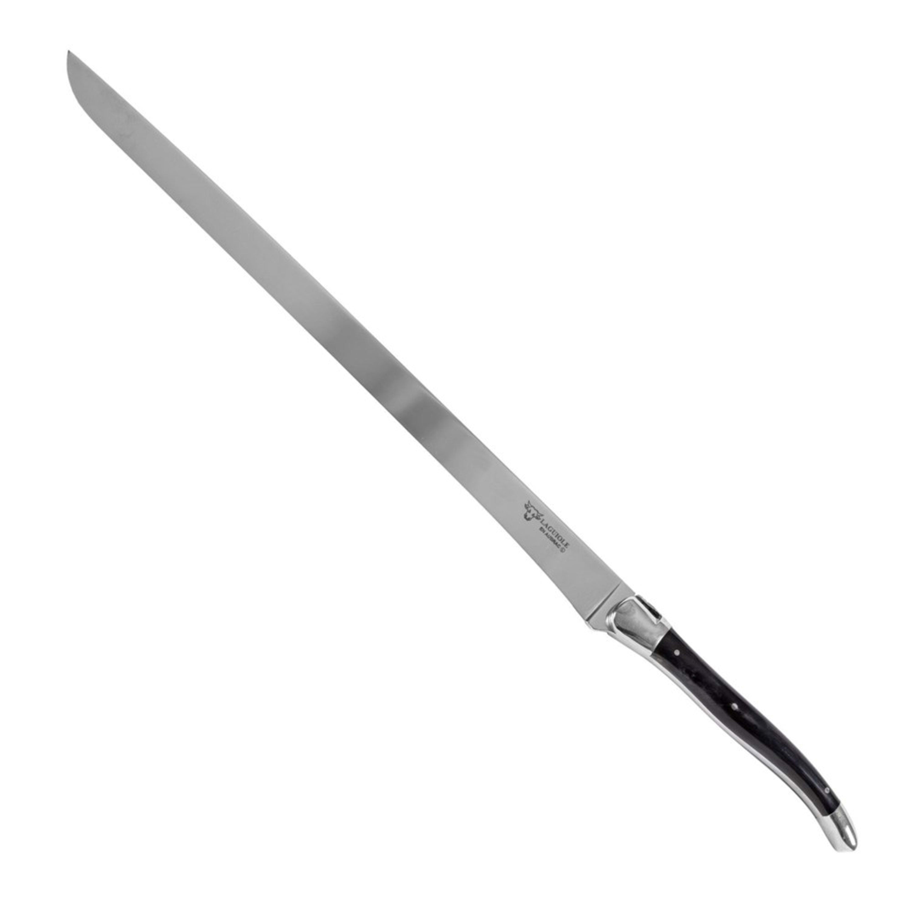 Laguiole en Aubrac Ham Knife - Buffalo Horn