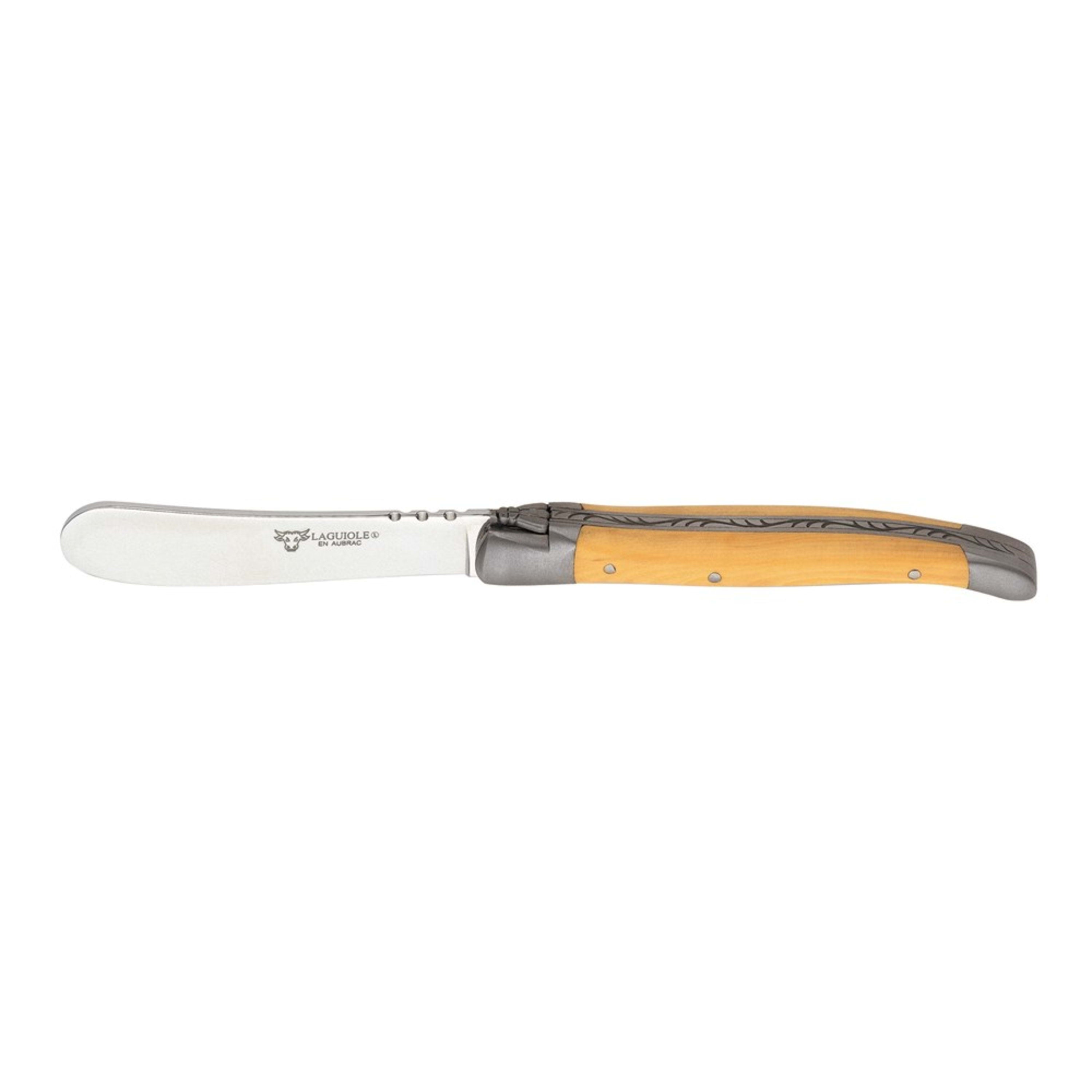 Laguiole en Aubrac Pate & Butter Knife - Boxwood