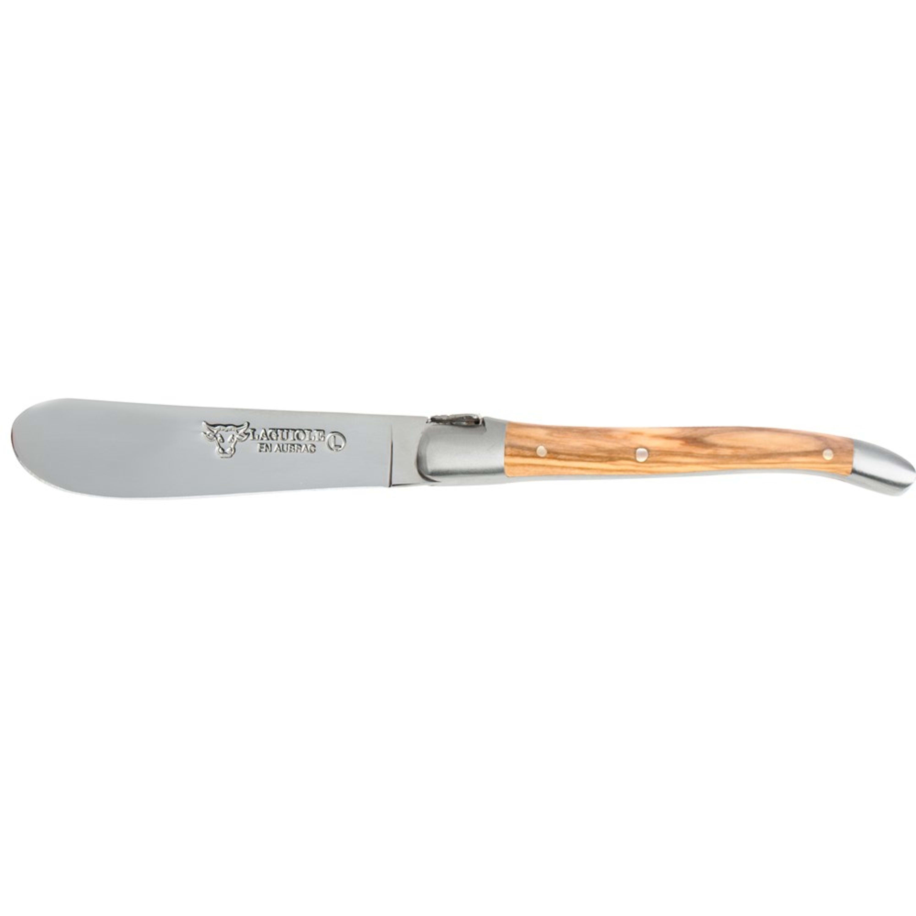 Laguiole en Aubrac Pate & Butter Knife - Olive Wood
