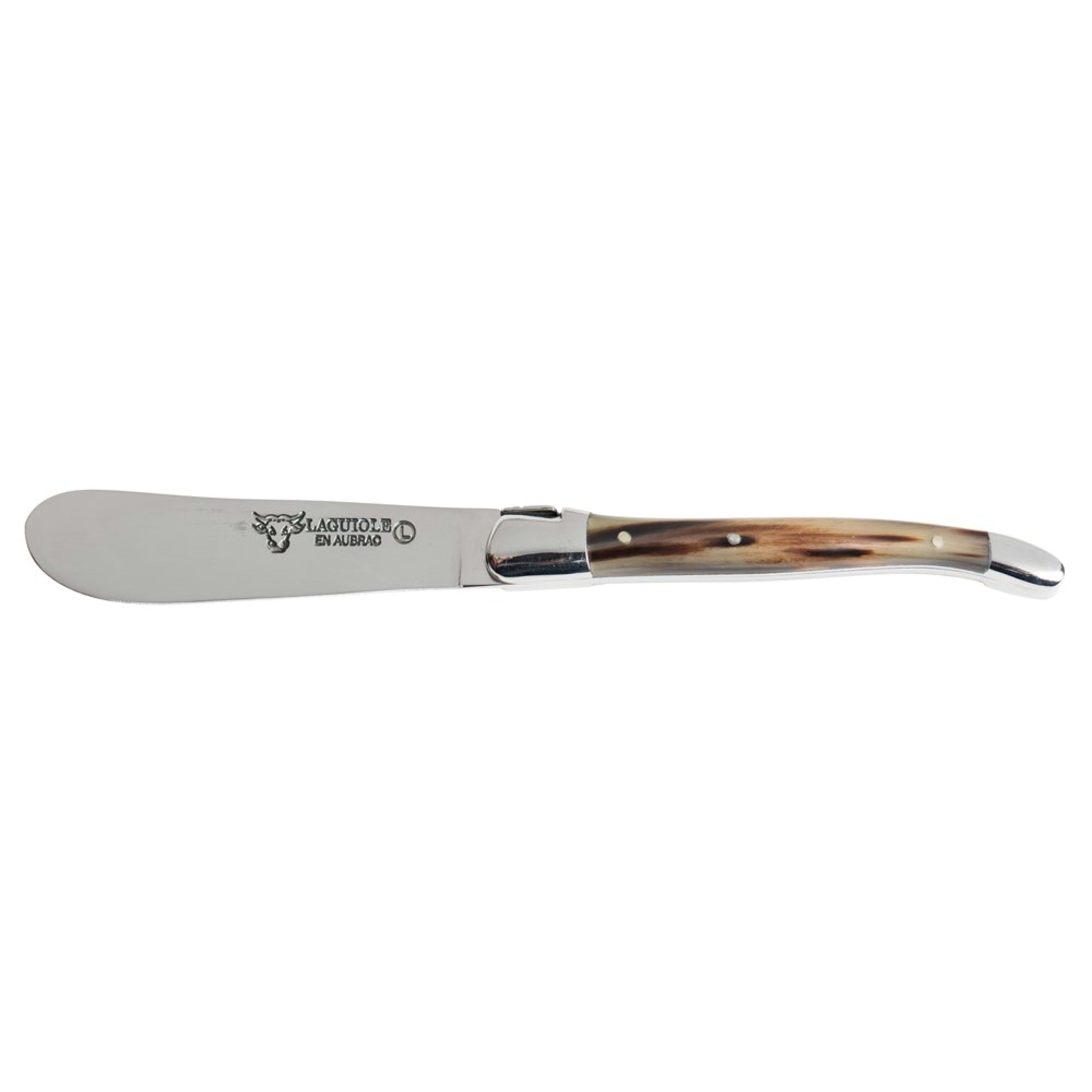 Laguiole en Aubrac Pate & Butter Knife - Solid Horn