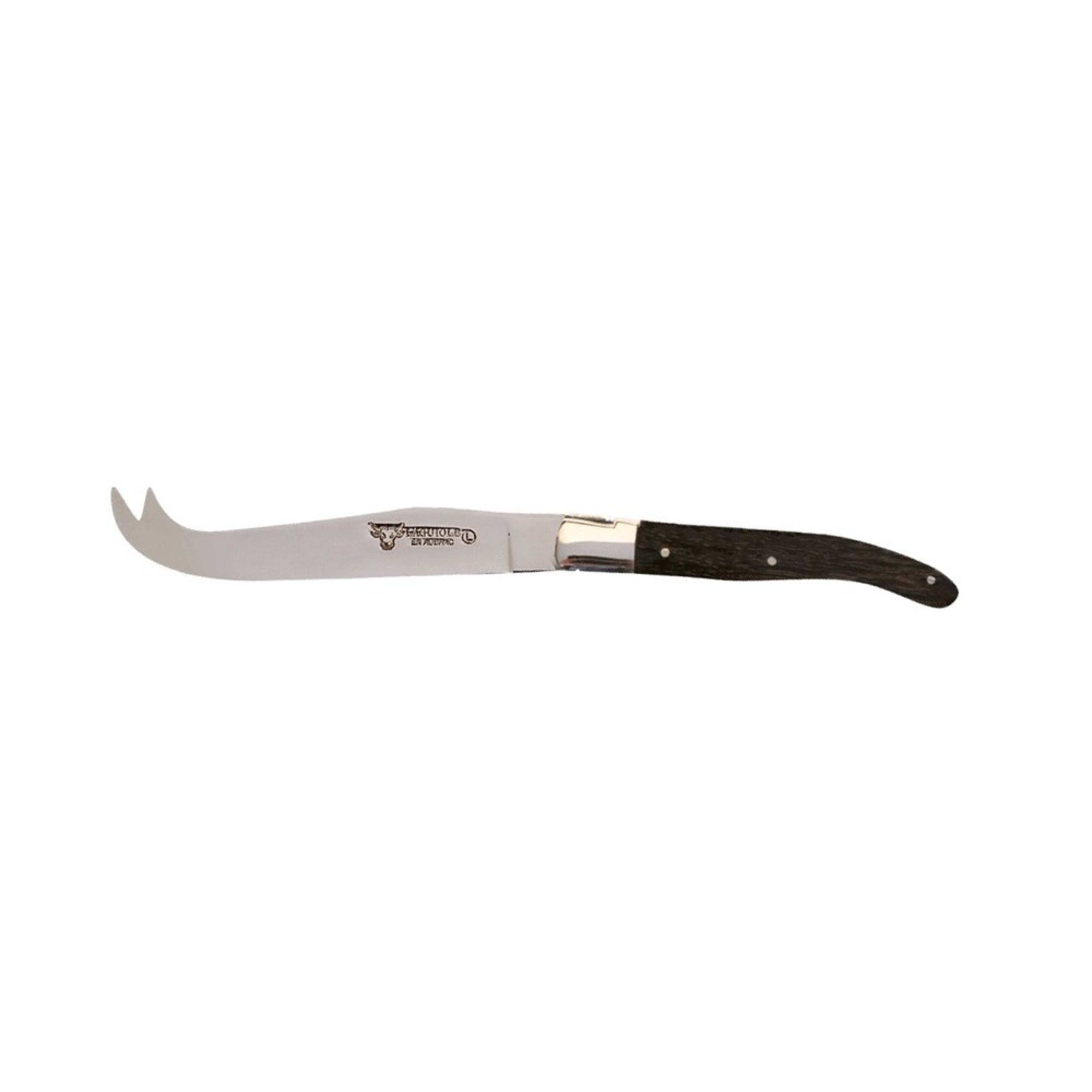 Laguiole en Aubrac Forged Cheese Knife - Ebony Wood