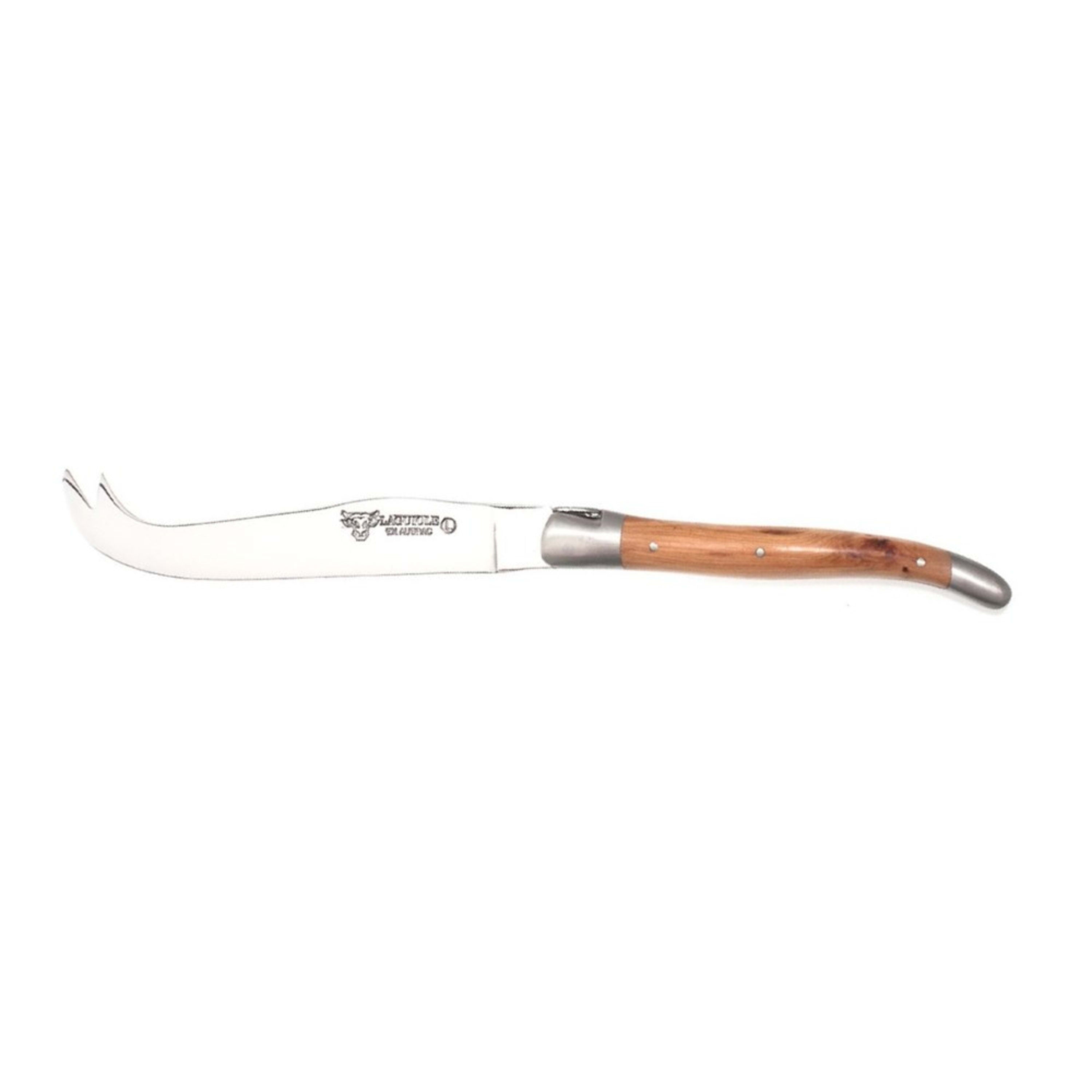 Laguiole en Aubrac Forged Cheese Knife - Juniper Wood