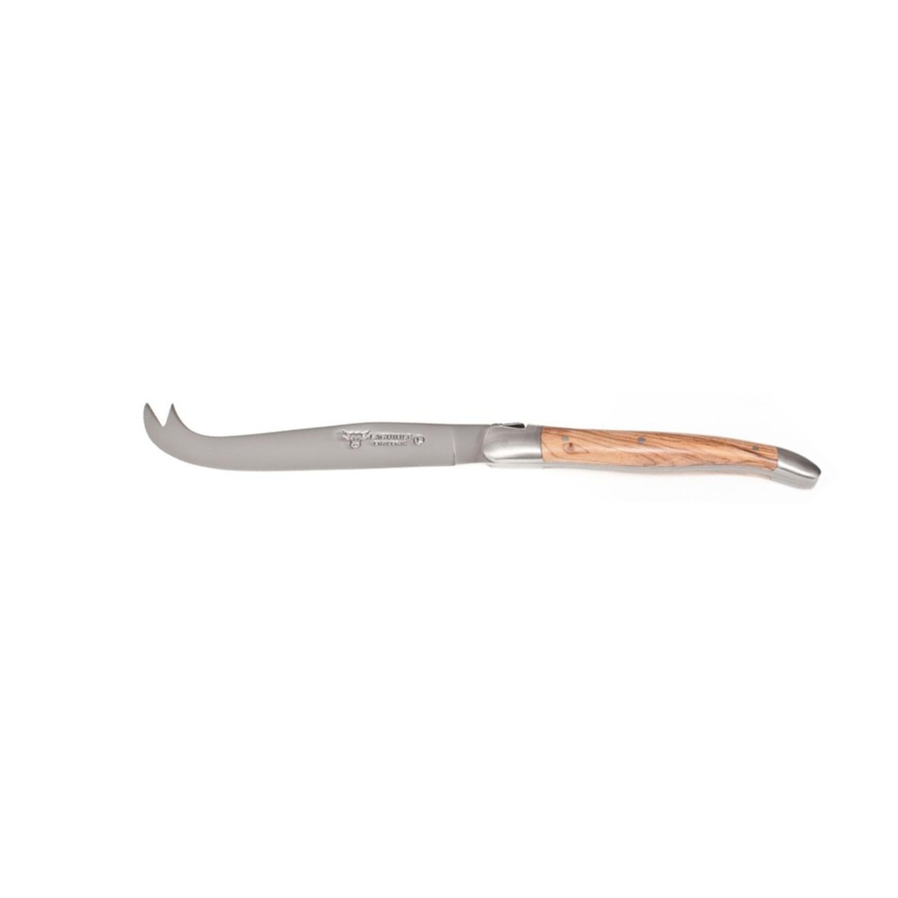Laguiole en Aubrac Forged Cheese Knife - Olive Wood