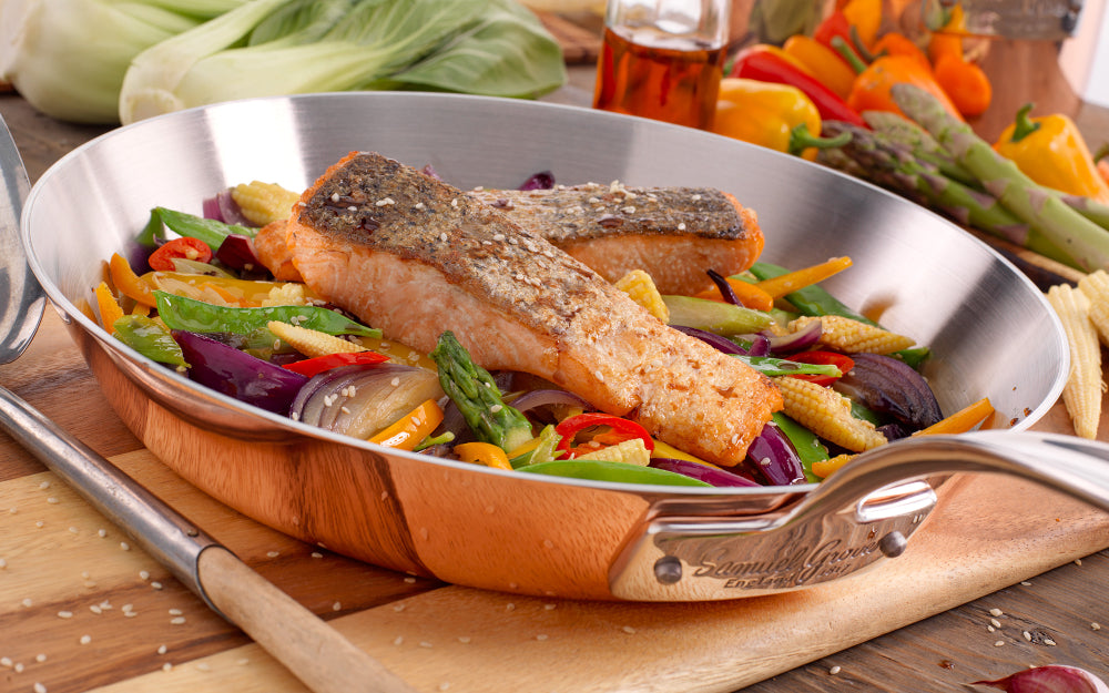 Samuel Groves Copper Induction Frying Pan 30cm