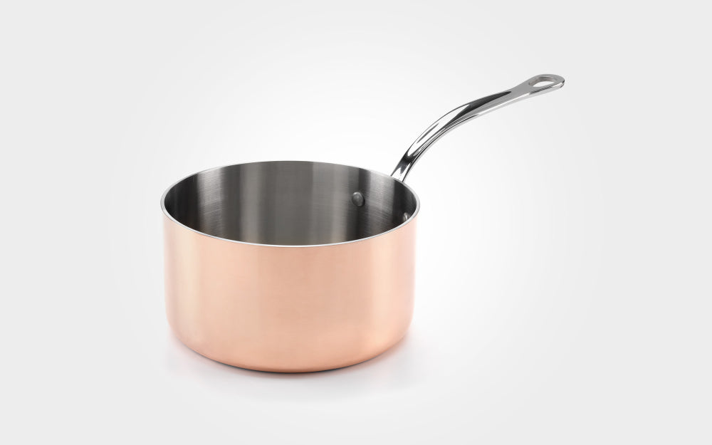Samuel Groves 18cm Copper Saucepan W Lid