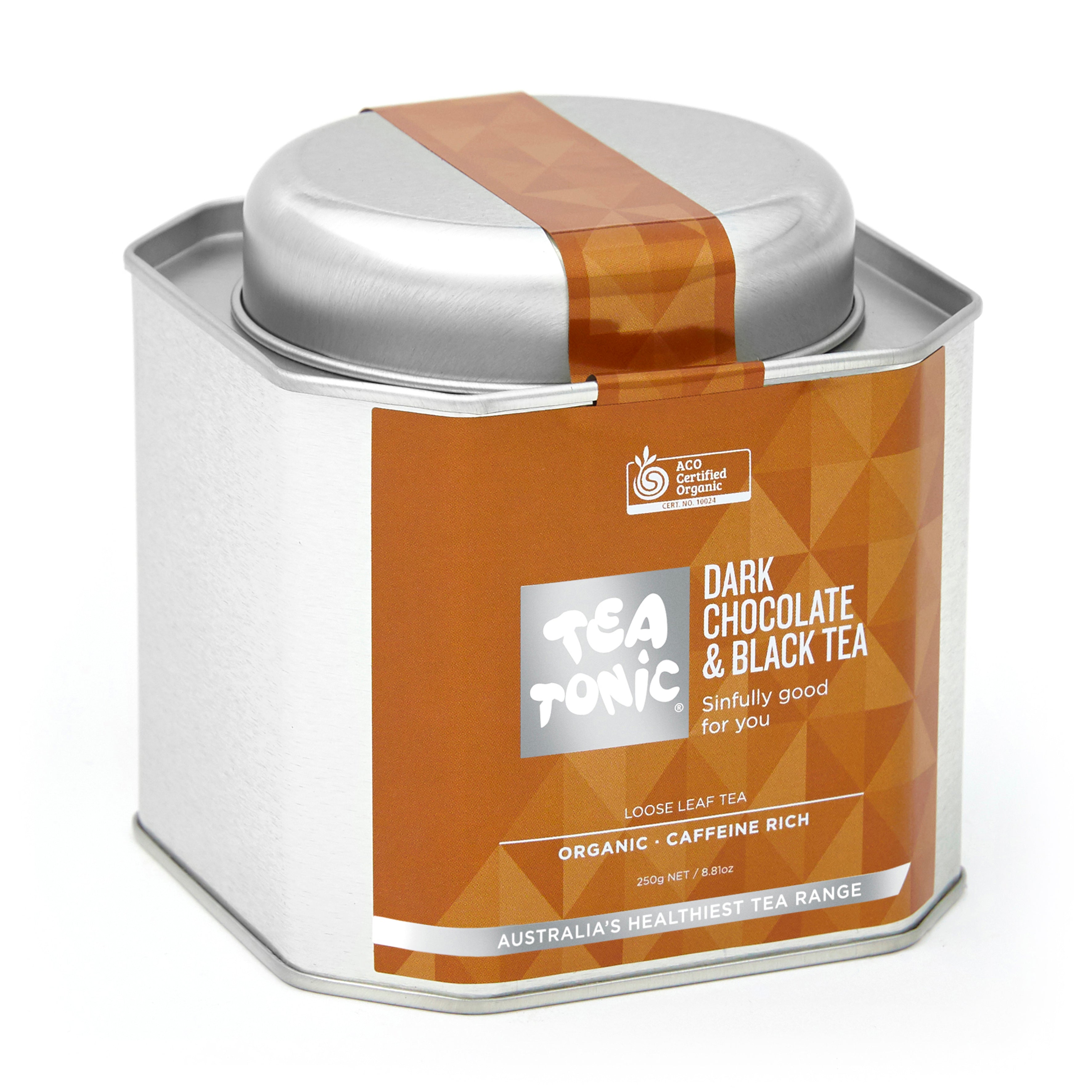 Tea Tonic Dark Chocolate & Black Tea - Loose Leaf Tin