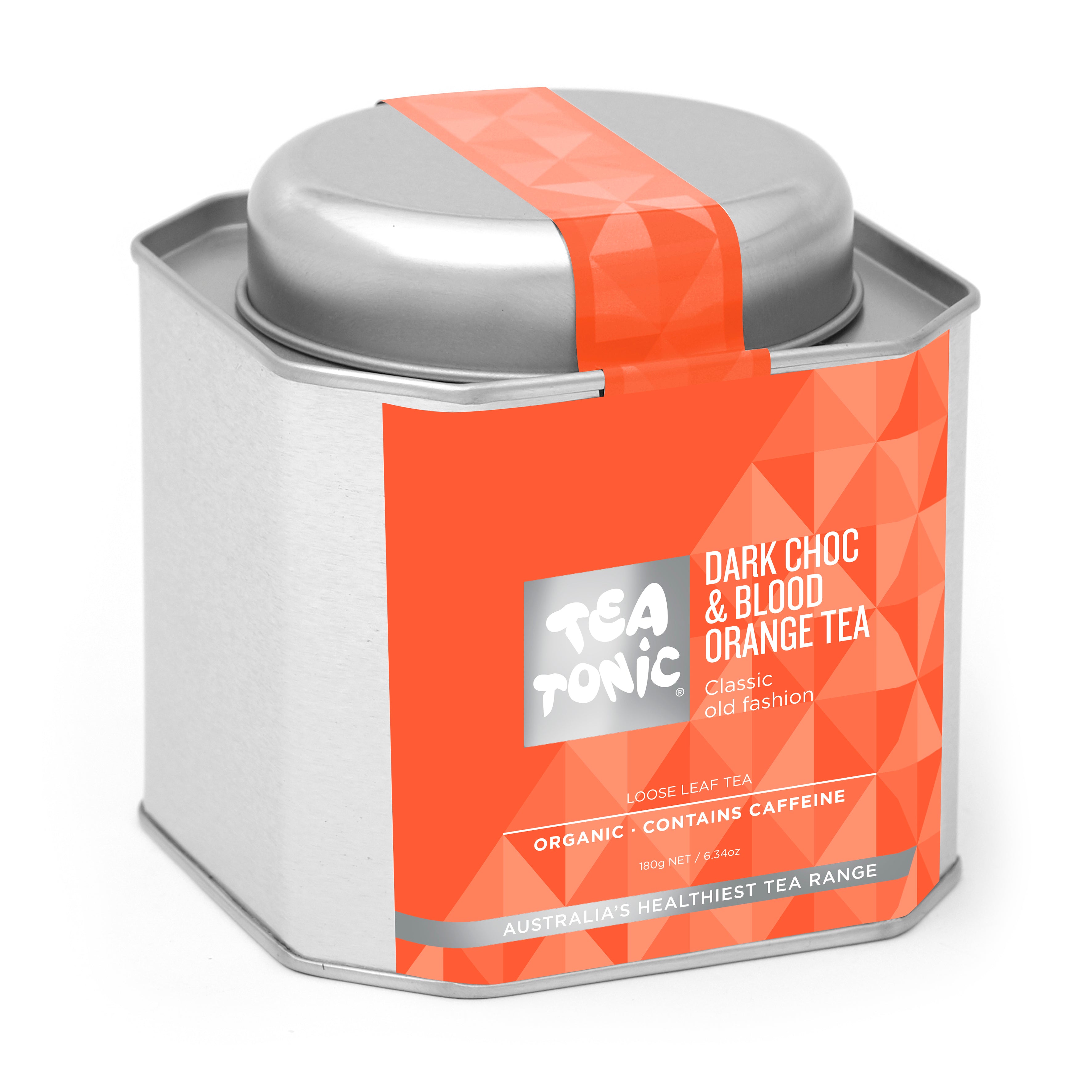 Tea Tonic Blood Orange & Dark Choc Tea - Loose Leaf Tin