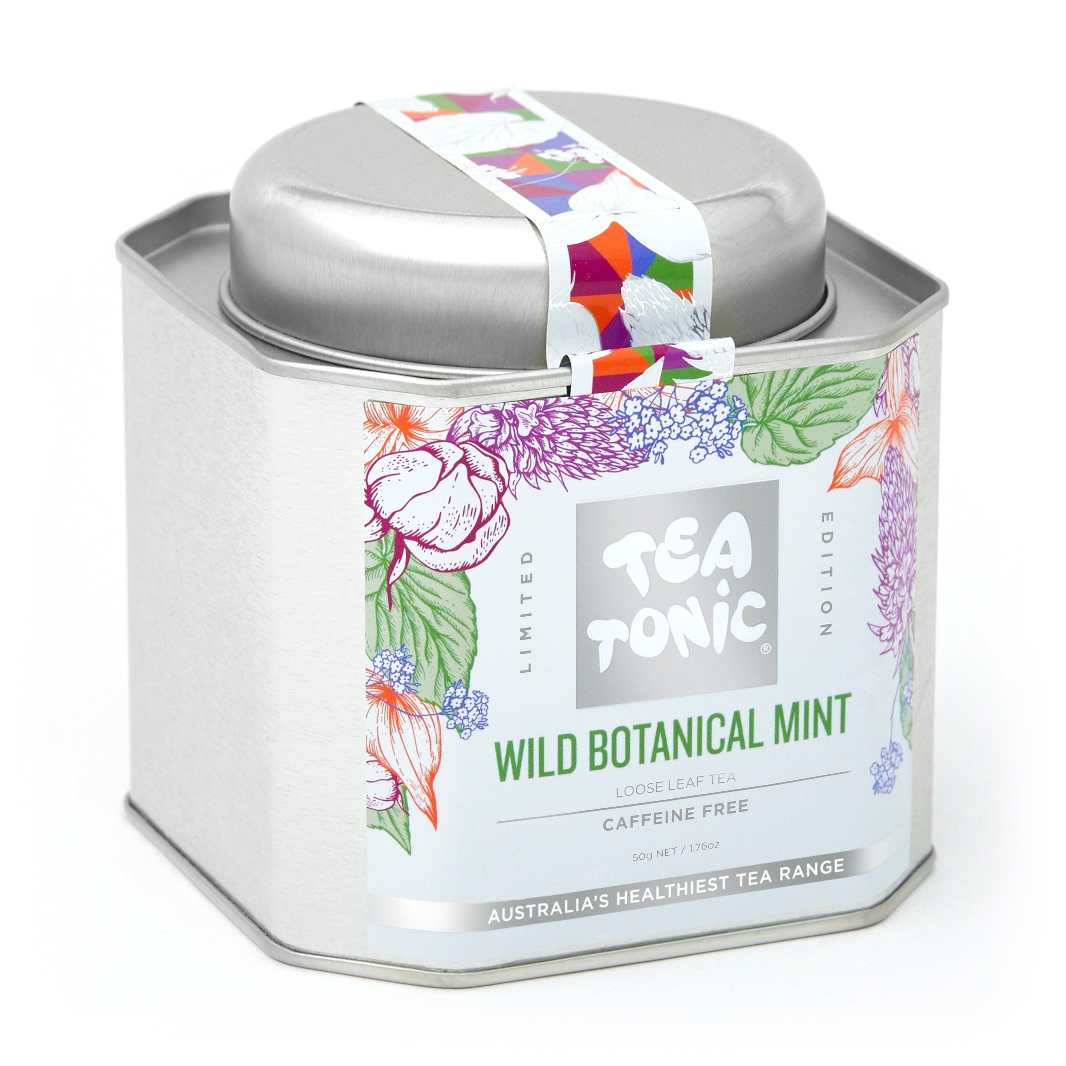 Tea Tonic Wild Botanical Mint Tea - Loose Leaf Tin - Limited Edition
