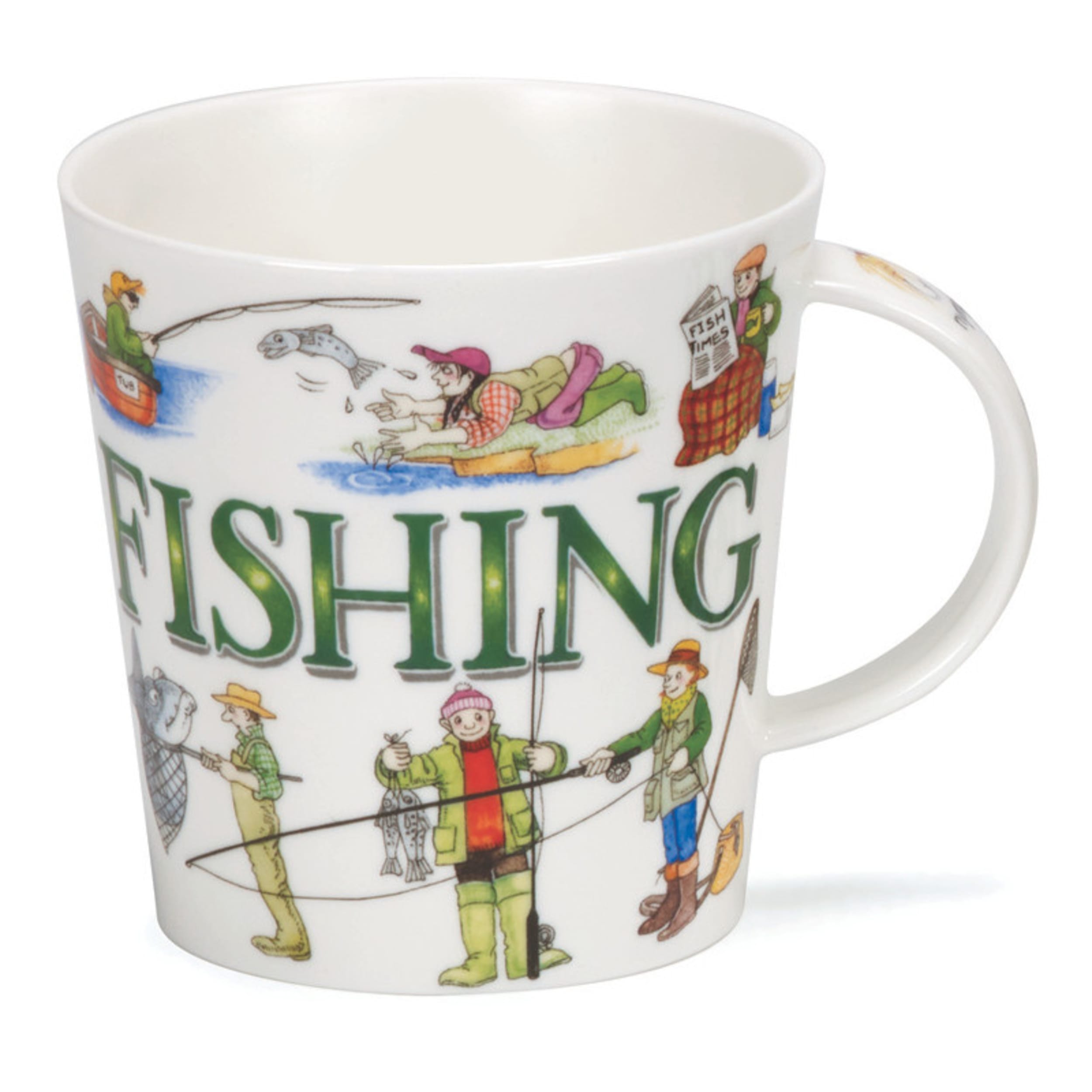 Dunoon Cairngorm Sporting Antics Fishing Mug 480ml