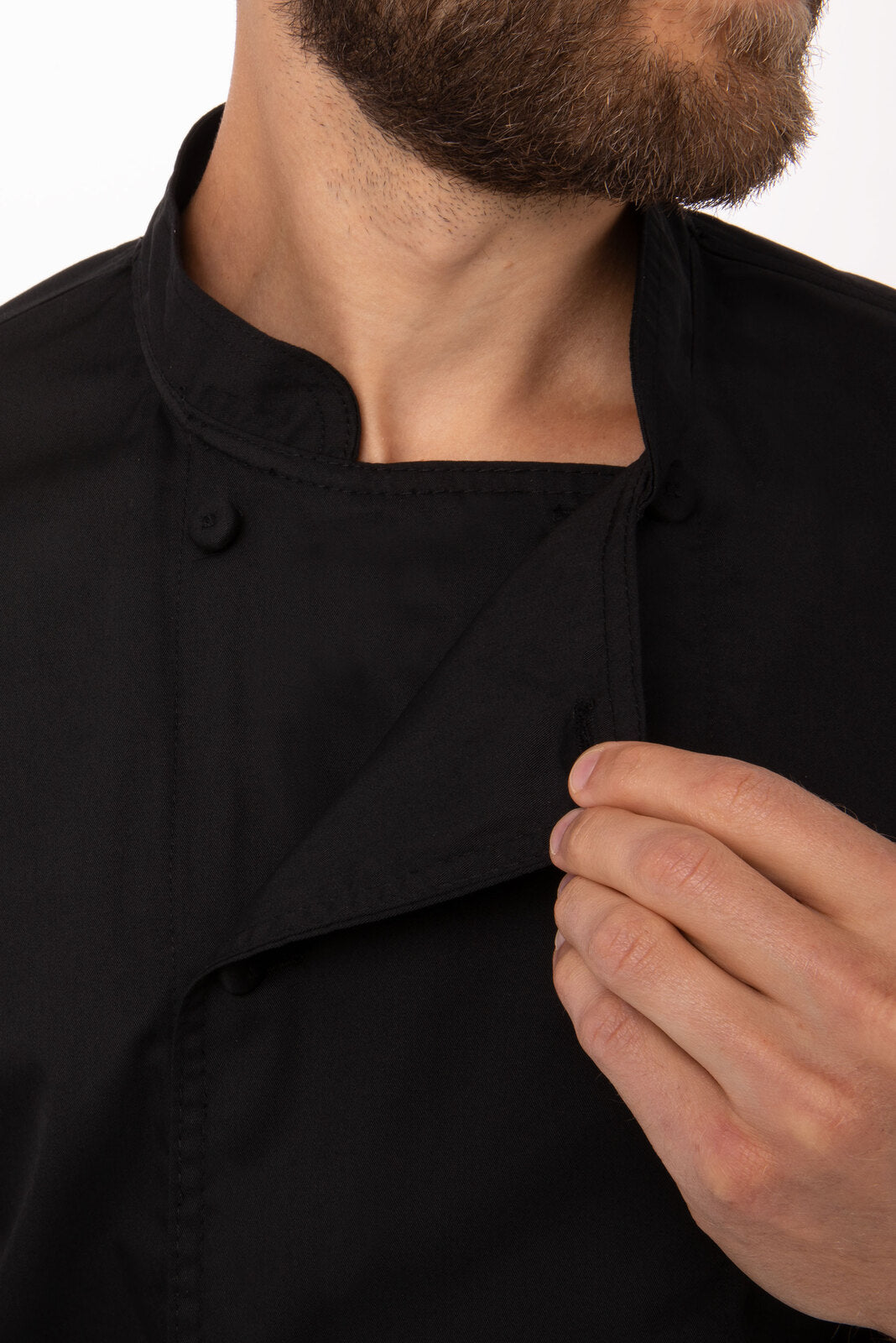 Chef Works Bowden Men's Chef Jacket - Black