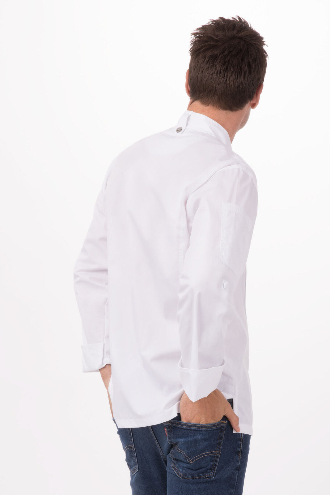 Chef Works Bowden Men's Chef Jacket - White