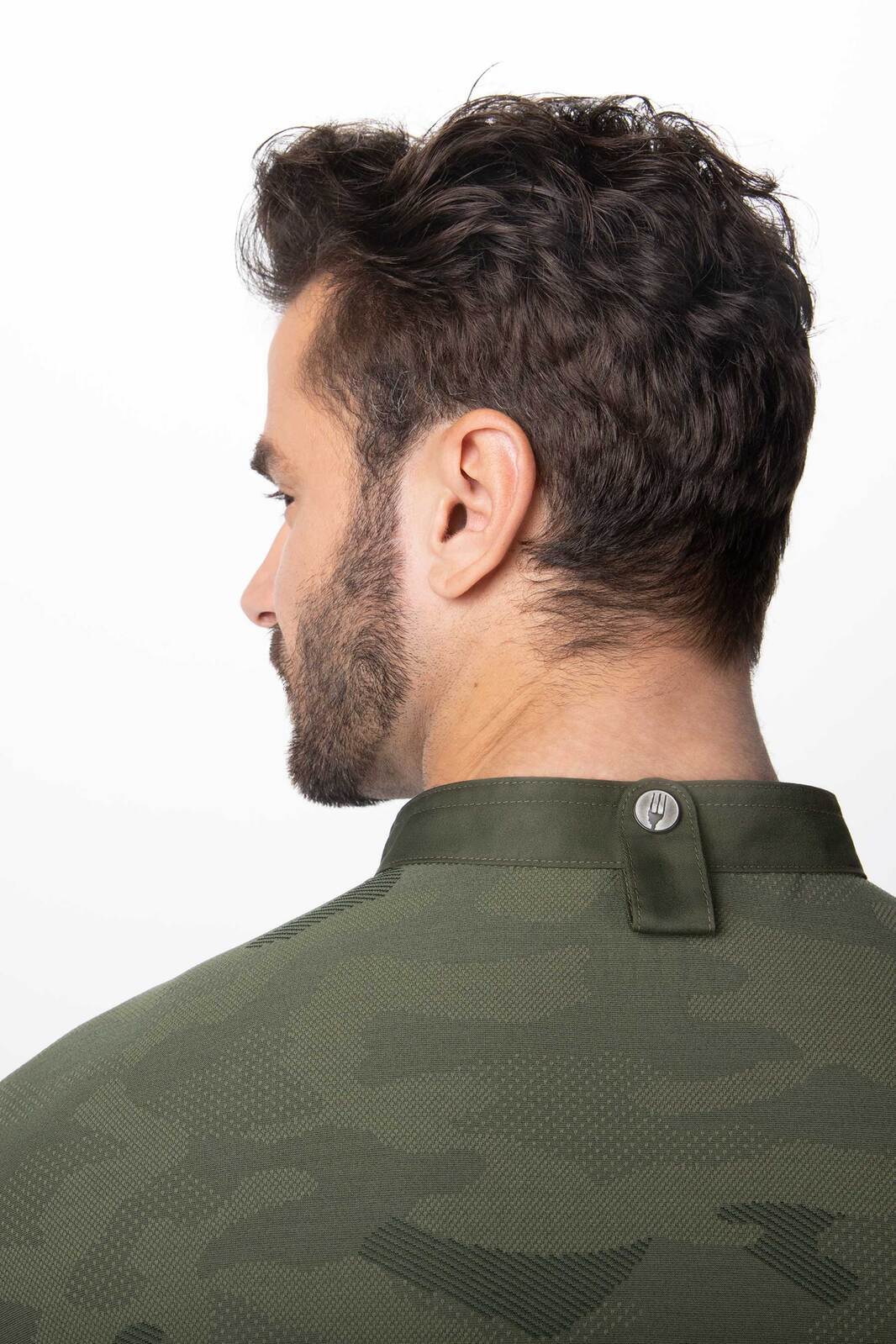 Chef Works Mojave Men's Chef Jacket- Green - Green