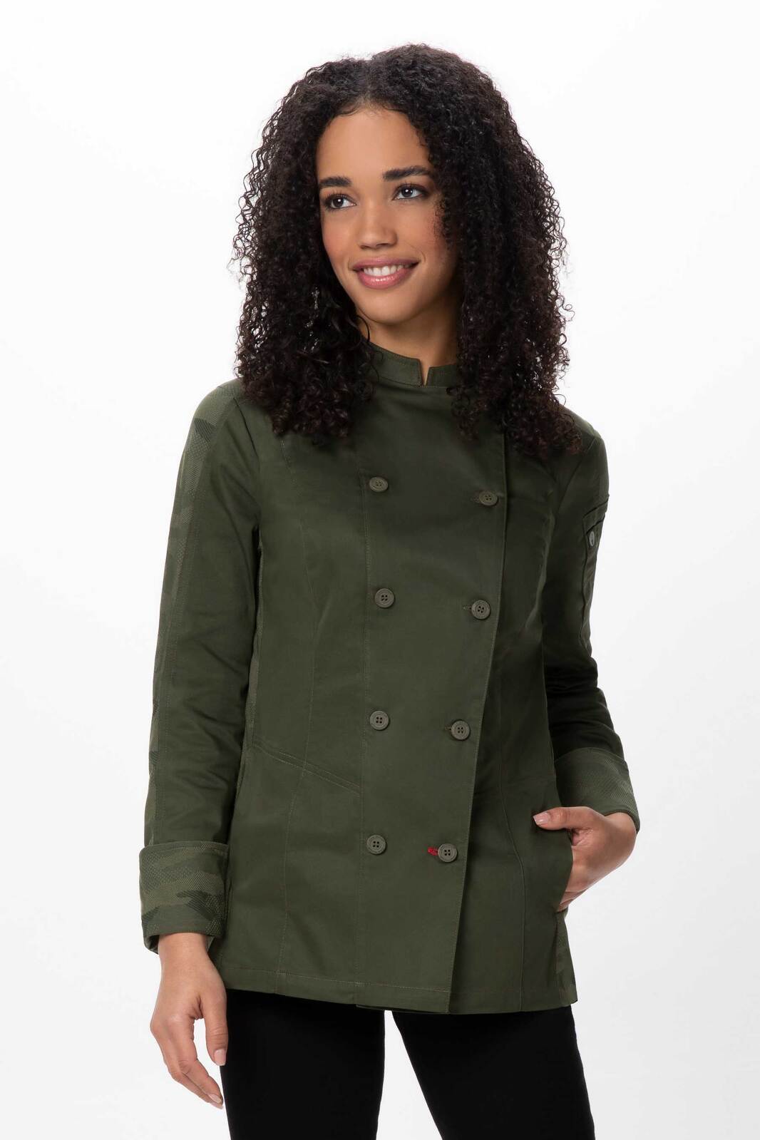 Chef Works Mojave Women's Chef Jacket - Green