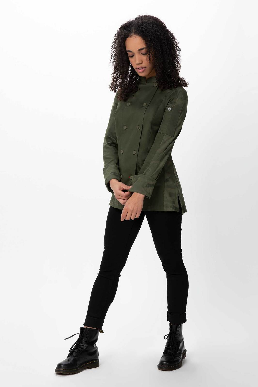 Chef Works Mojave Women's Chef Jacket - Green