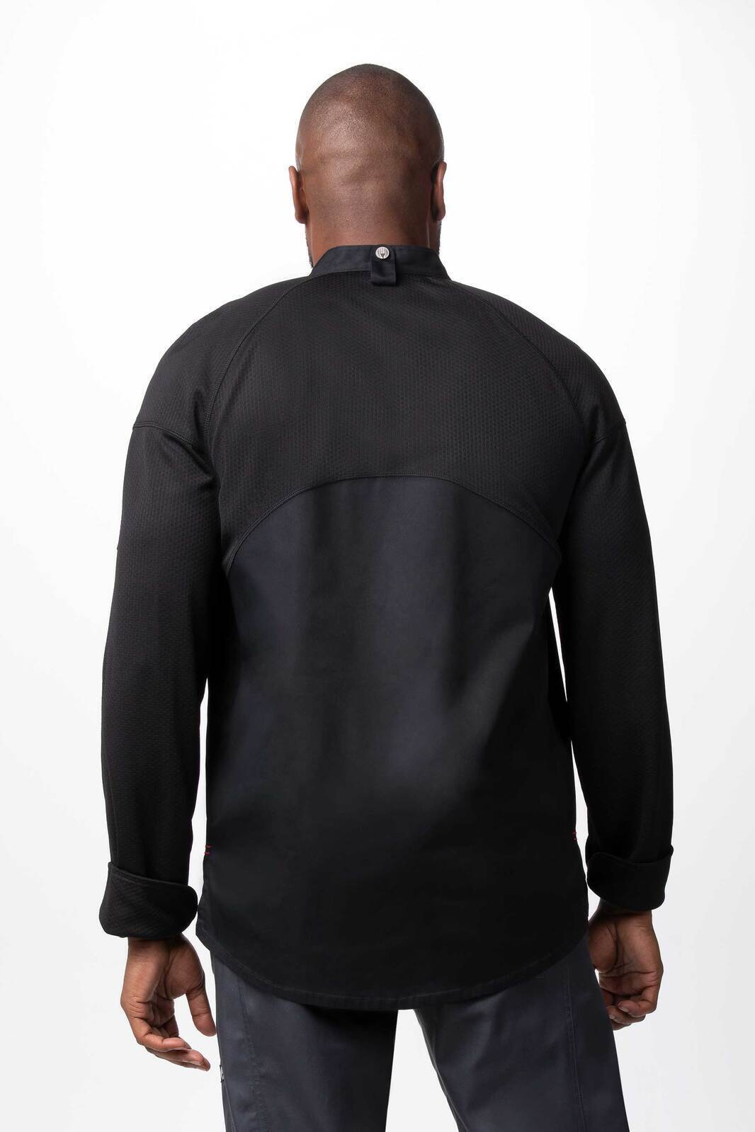 Chef Works Tulum Men's Chef Jacket - Black