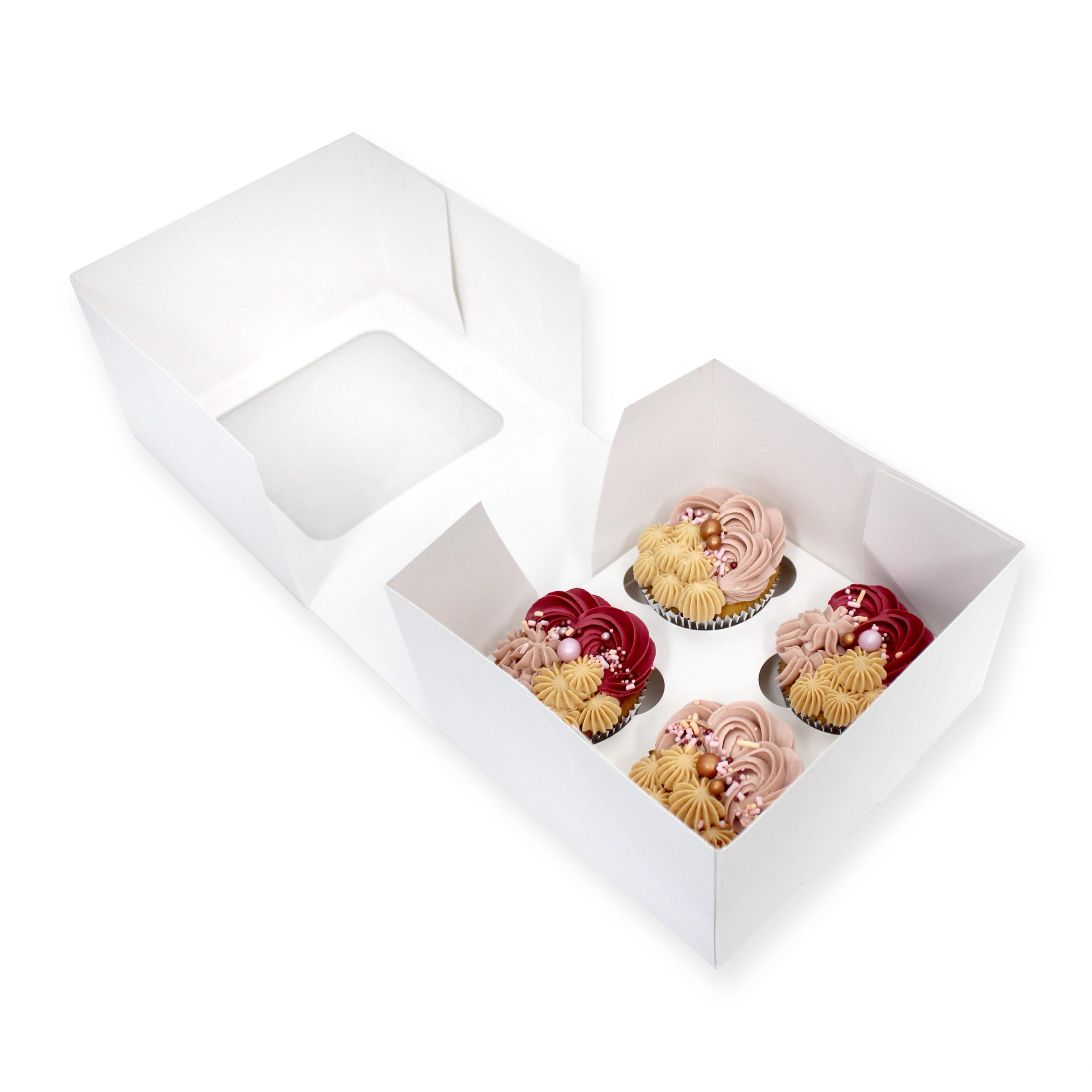 LOYAL Cupcake Box 4 Cavity with Insert