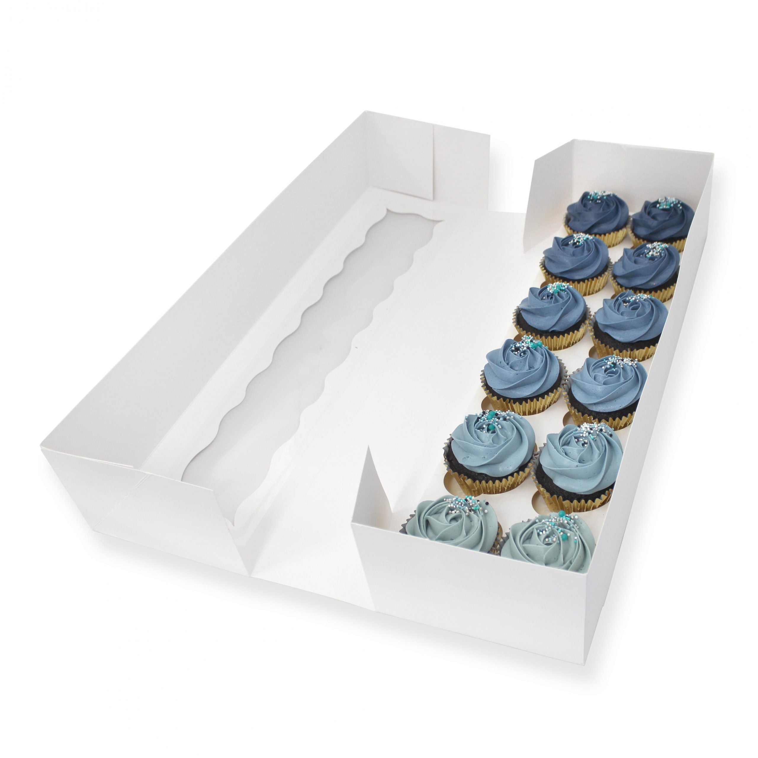 LOYAL Cupcake Box Long 12 Cavity (21x6x4")