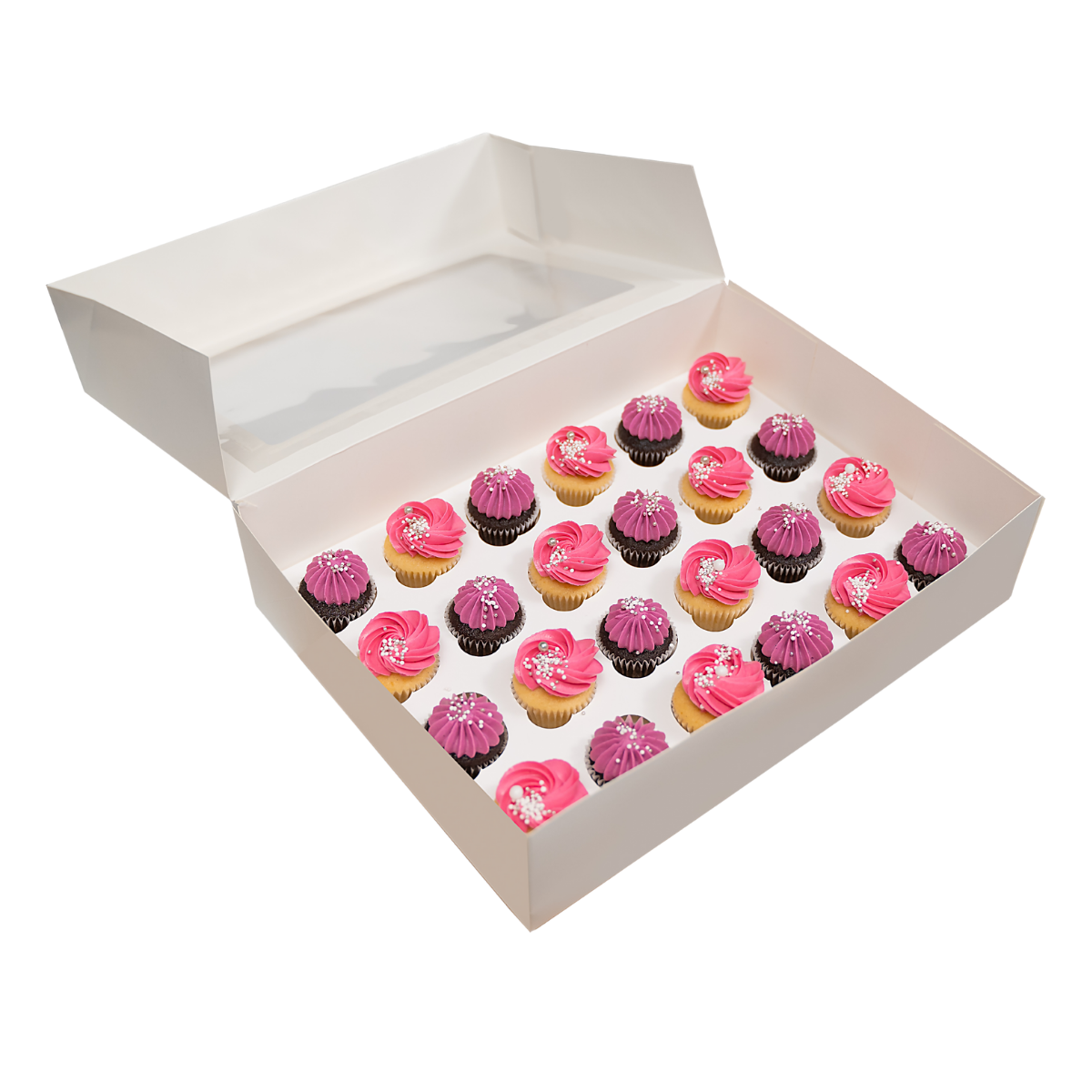 LOYAL Mini Cupcake Box 24 Cavity with Insert