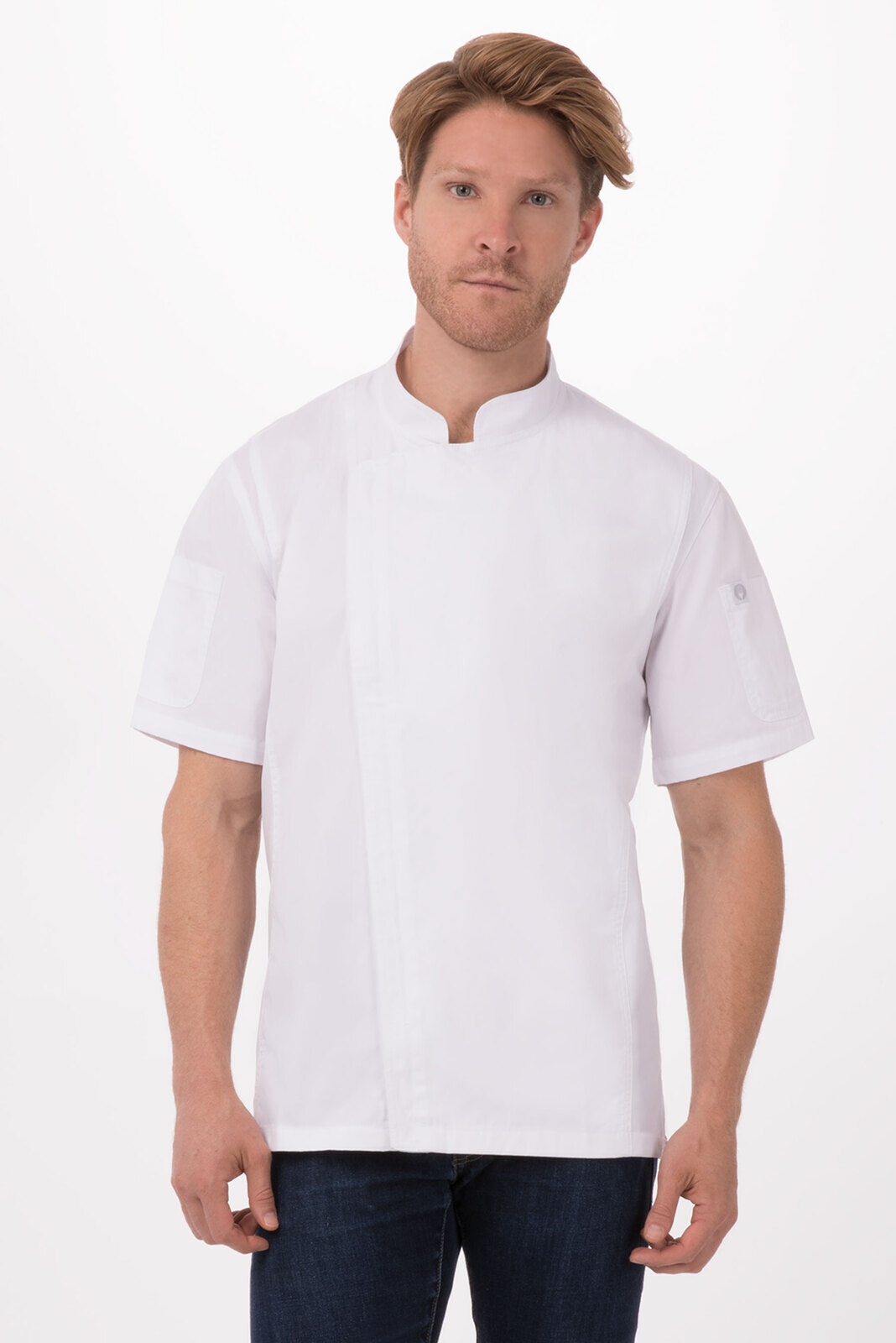 Chef Works Rochester Men's Chef Jacket - White